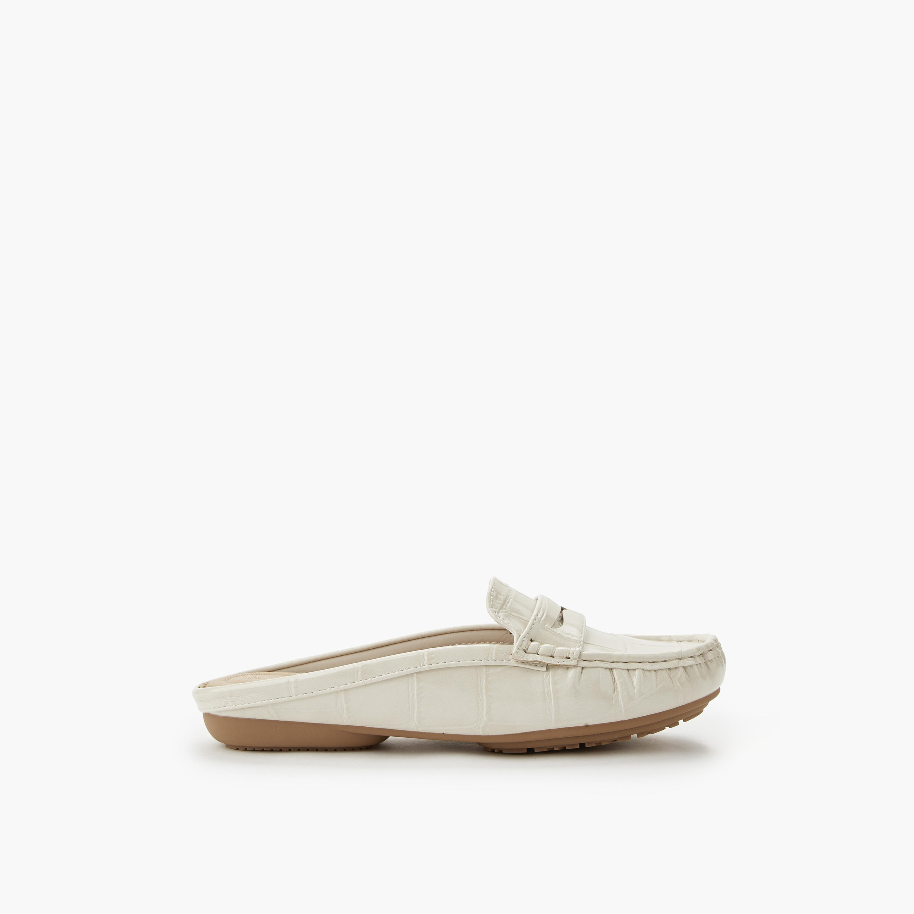 Le Confort Women Textured Mules-women-shoes-flats-mules-image-3