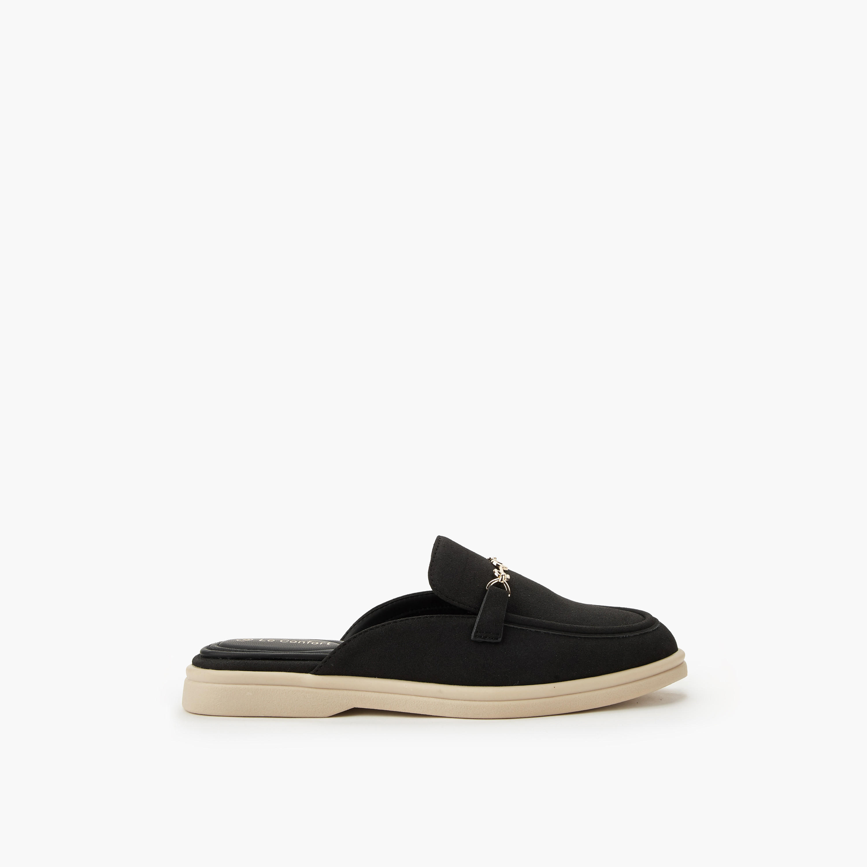 Le Confort Women Metallic Detail Mules-women-shoes-flats-mules-image-3