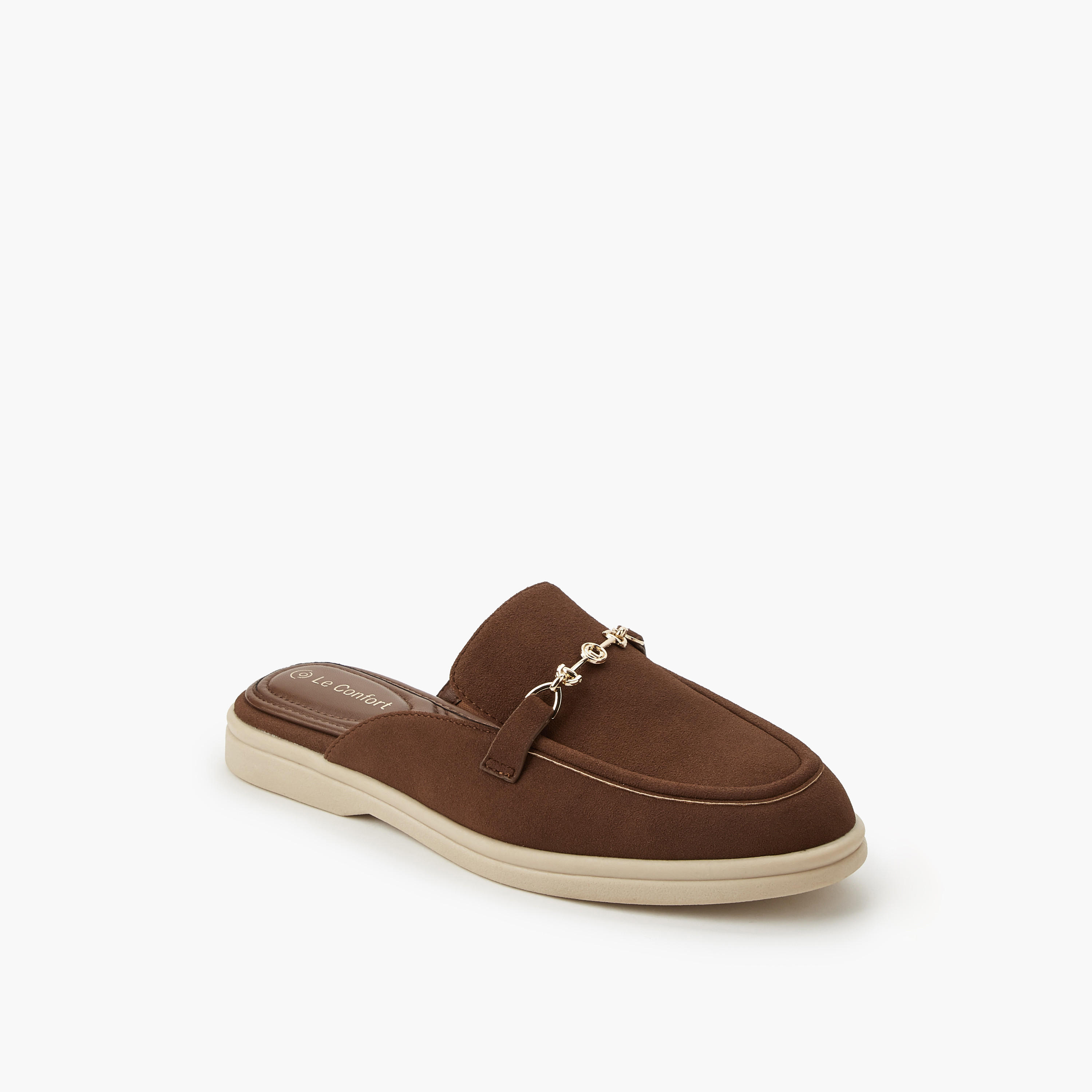 Le Confort Women Metallic Detail Mules-women-shoes-flats-mules-image-2