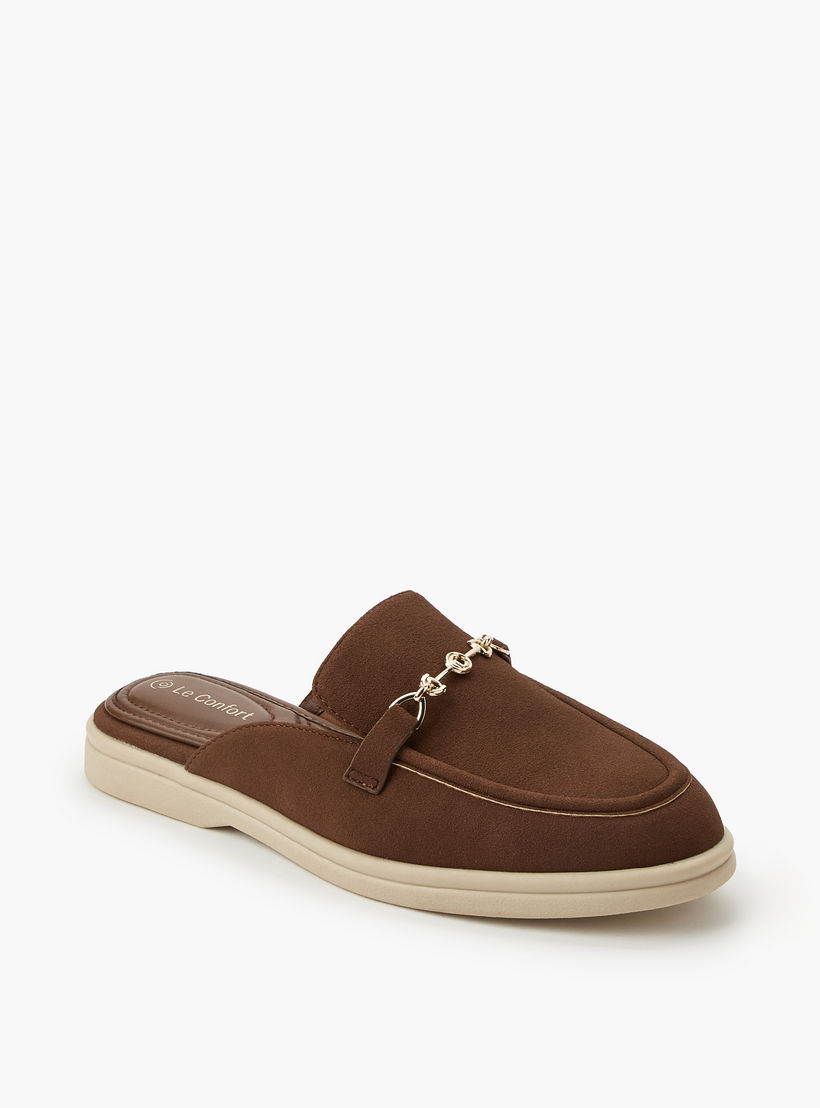 Le Confort Women Metallic Detail Mules-women-shoes-flats-mules-image-2
