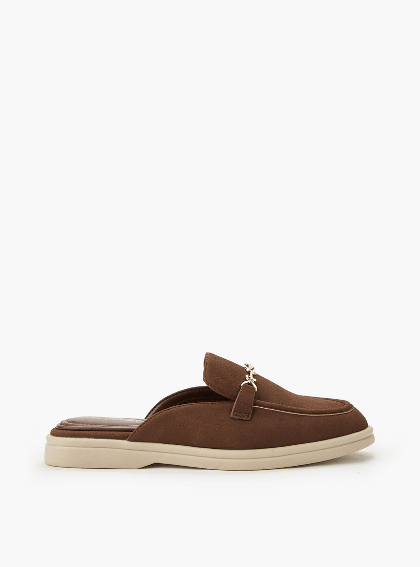 Le Confort Women Metallic Detail Mules-women-shoes-flats-mules-image-3