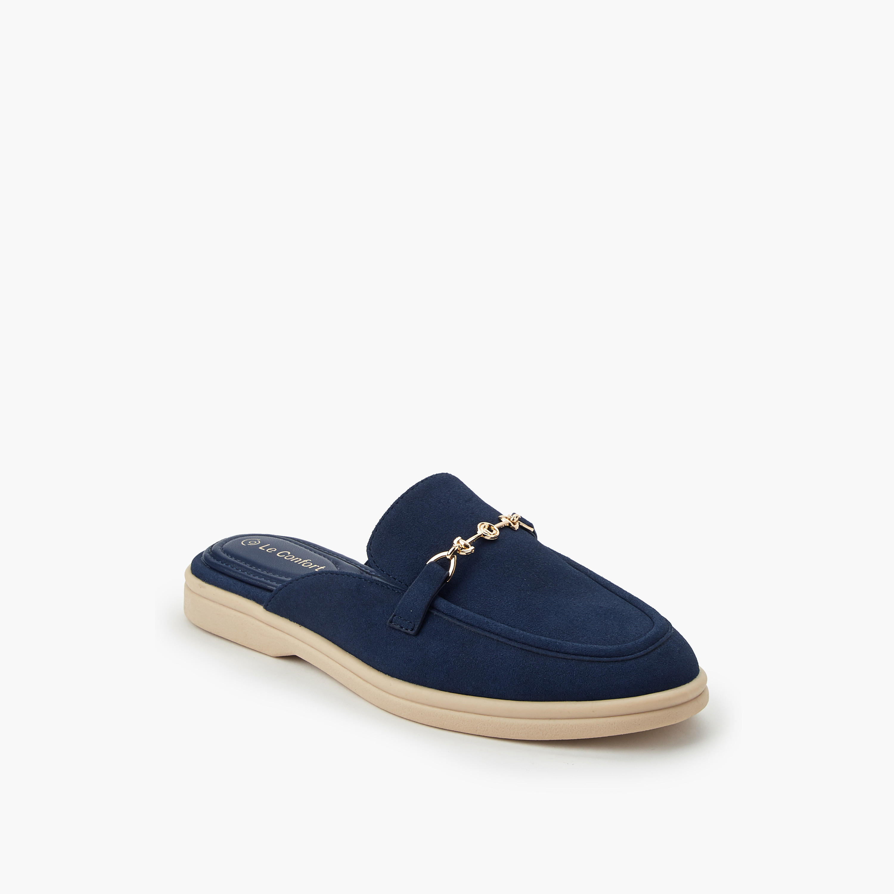 Le Confort Women Metallic Detail Mules-women-shoes-flats-mules-image-2