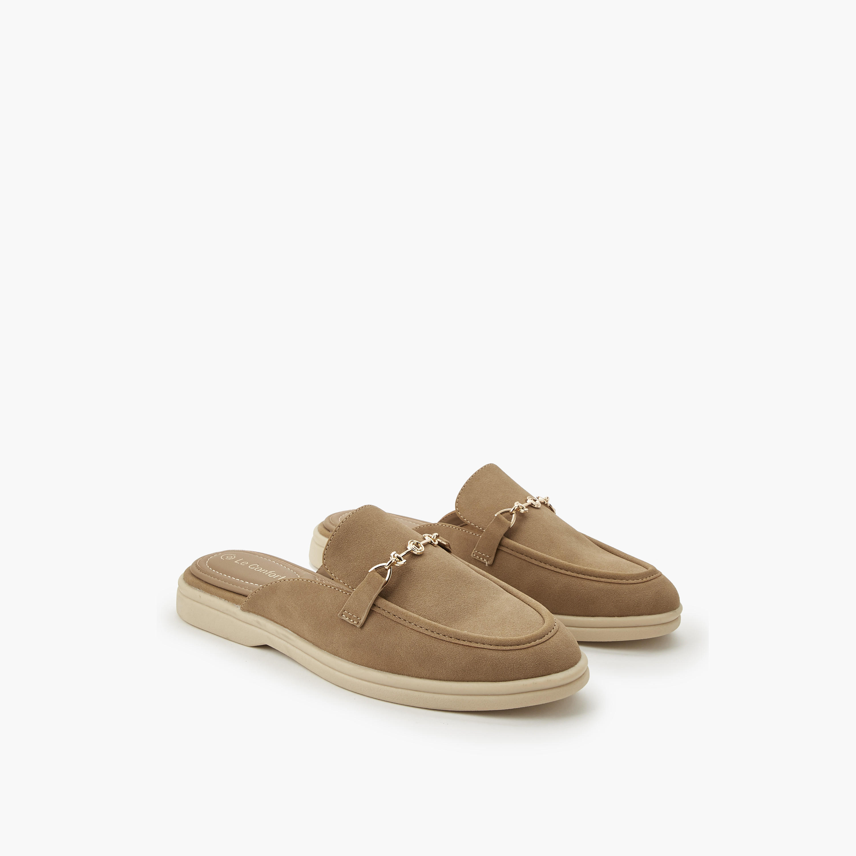 Le Confort Women Metallic Detail Mules-women-shoes-flats-mules-image-1