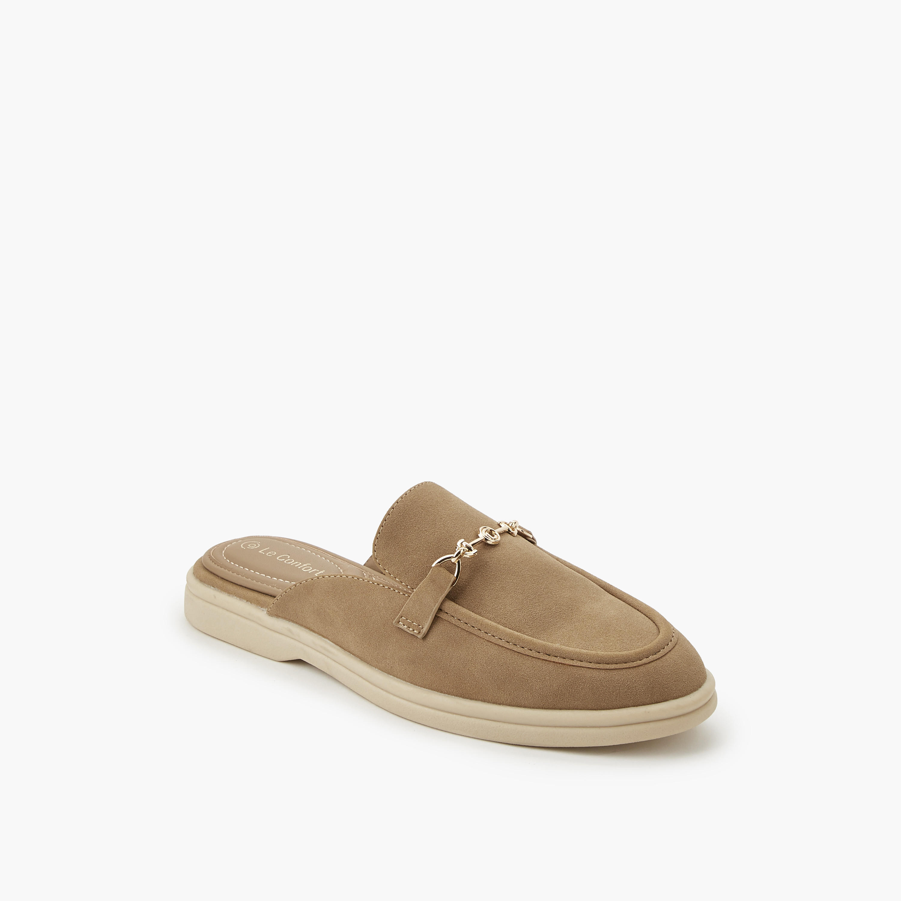 Le Confort Women Metallic Detail Mules-women-shoes-flats-mules-image-2