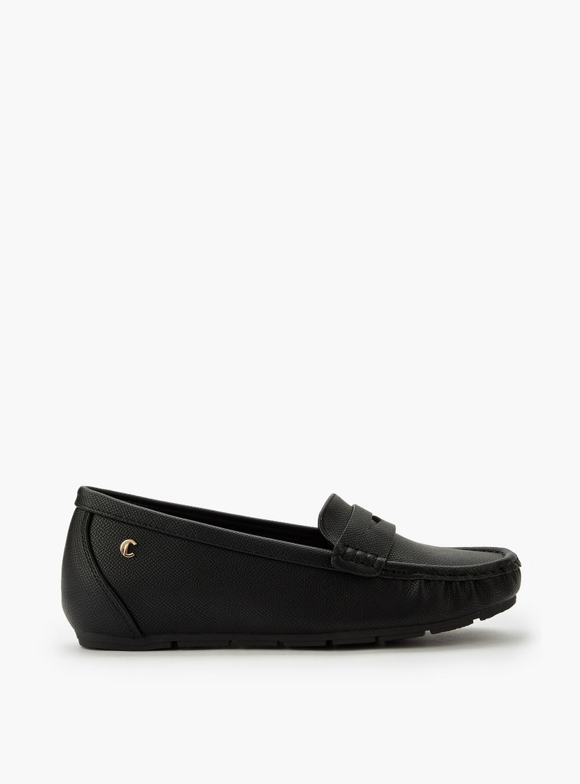 Le Confort Women Textured Loafers-women-shoes-flats-loafers-image-2