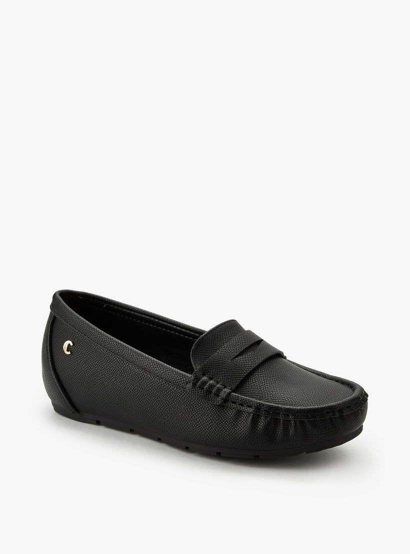 Le Confort Women Textured Loafers-women-shoes-flats-loafers-image-3