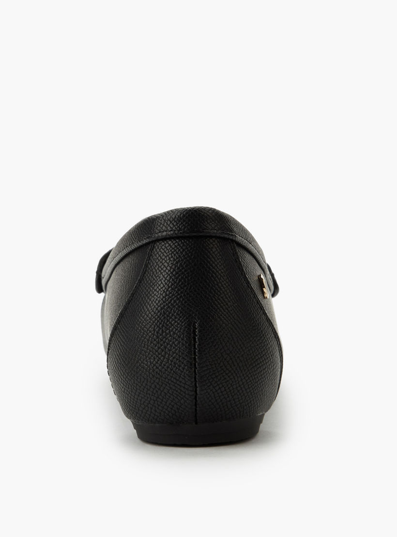 Le Confort Women Textured Loafers-women-shoes-flats-loafers-image-5