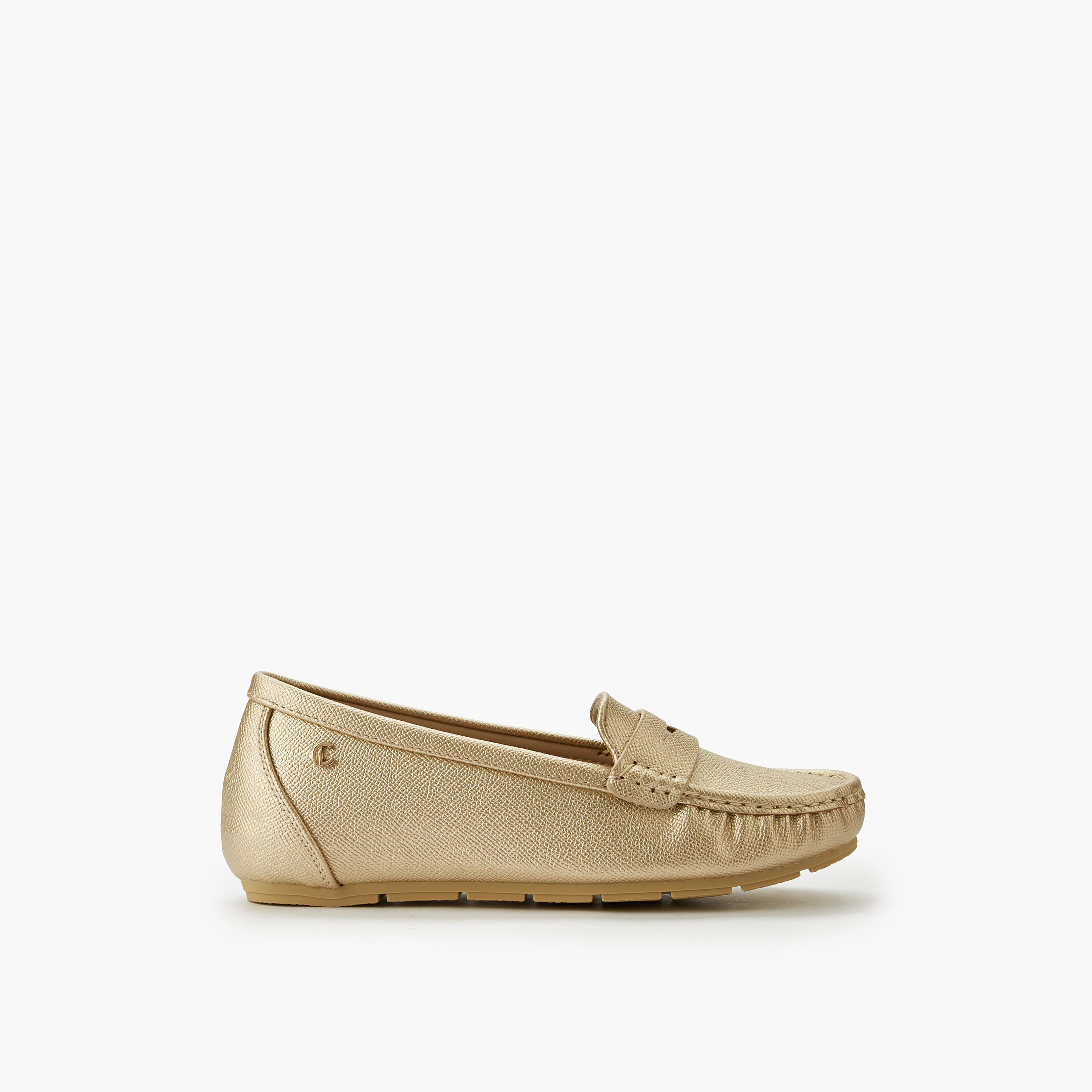 Le Confort Women Textured Loafers-women-shoes-flats-loafers-image-2