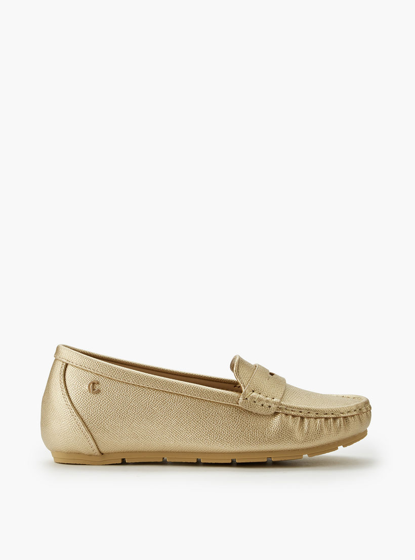 Le Confort Women Textured Loafers-women-shoes-flats-loafers-image-2
