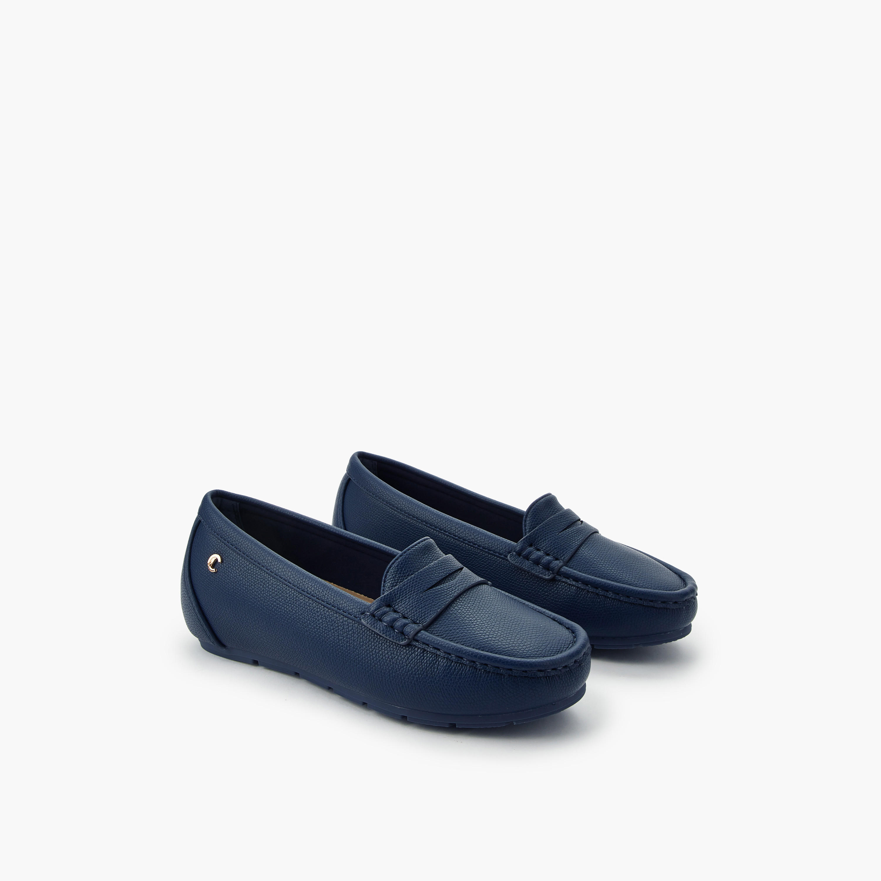 Le Confort Women Textured Loafers-women-shoes-flats-loafers-image-1