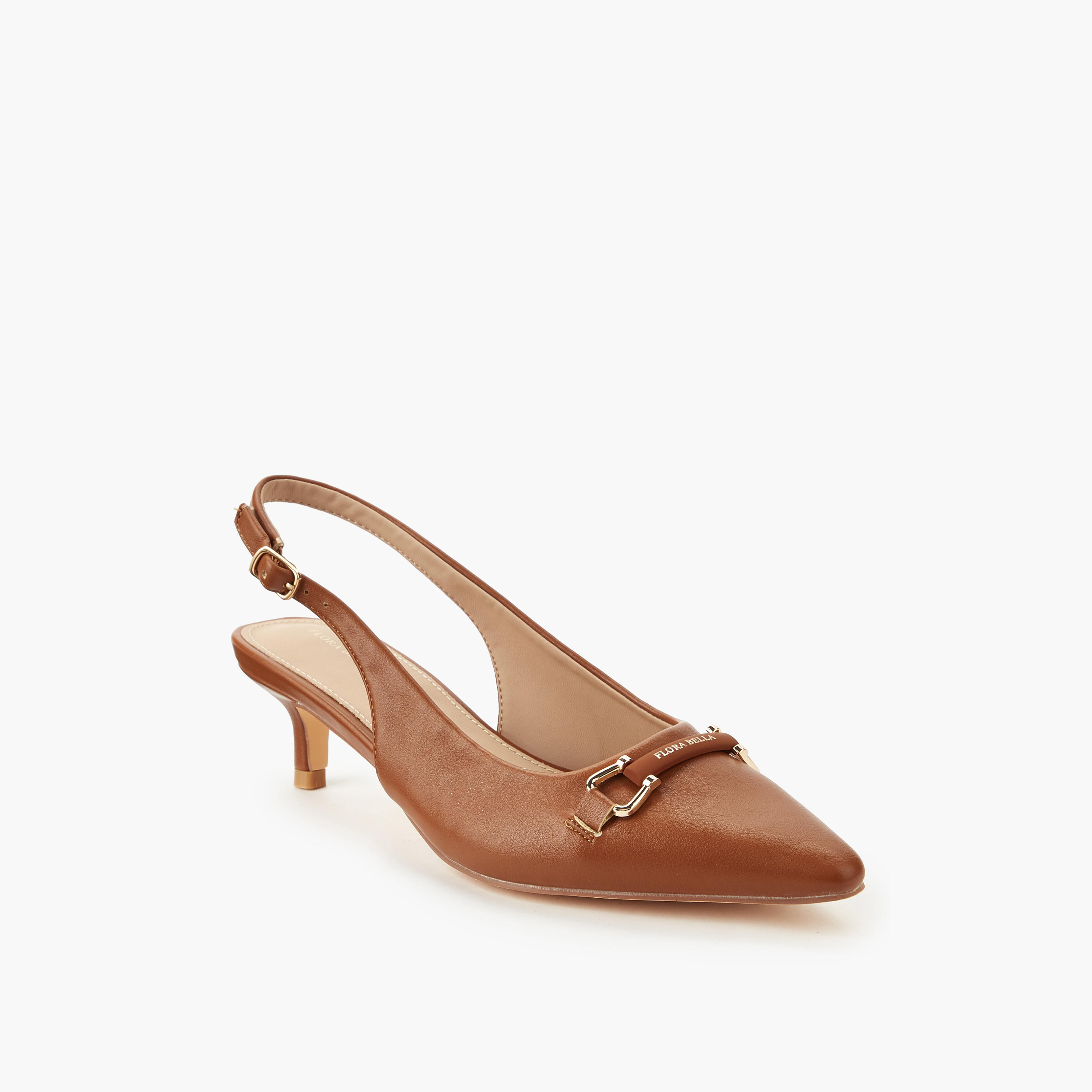 حذاء بكعب صغير ومقدمة مدببة للنساء من فلورا بيلا-women-shoes-heels-image-2