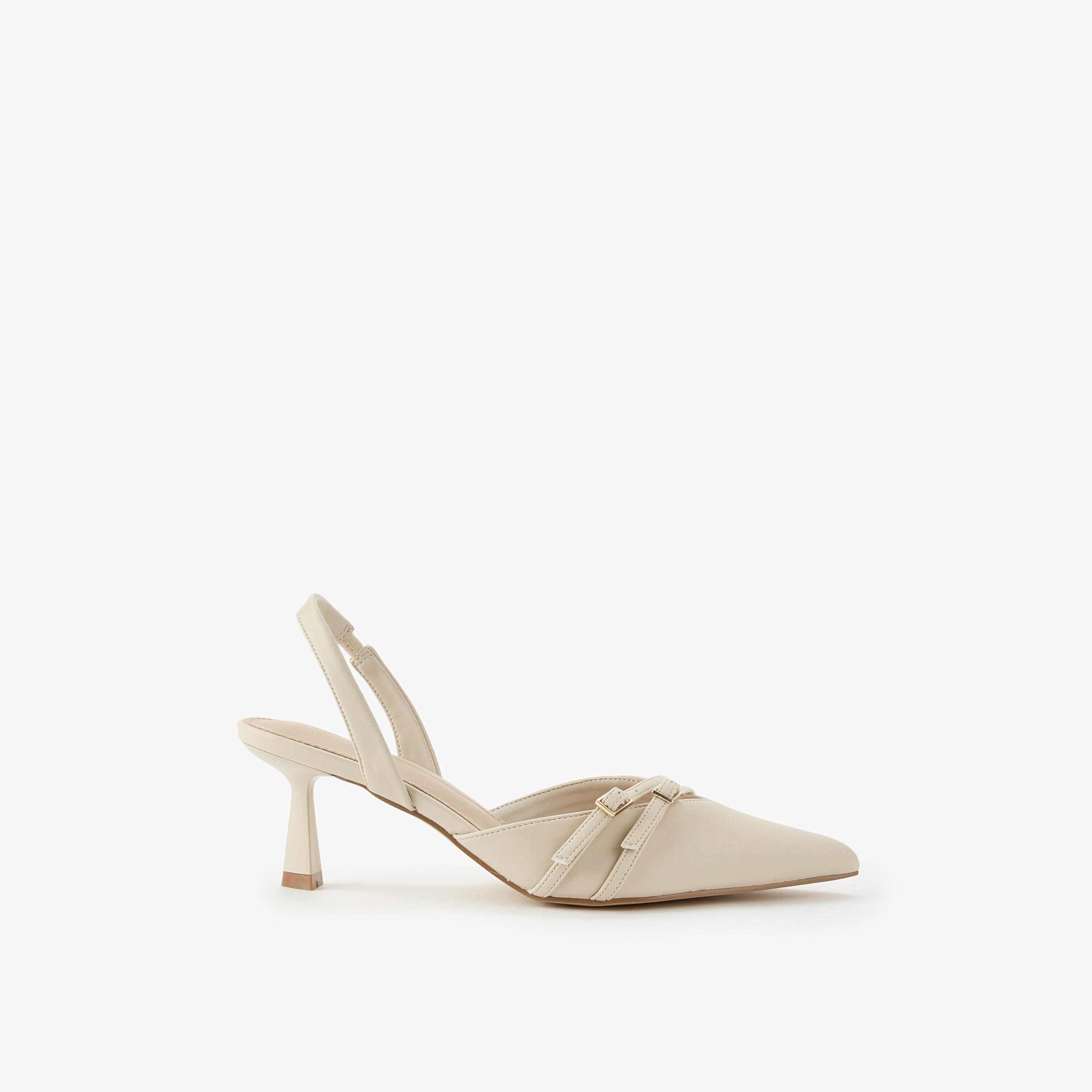Flora Bella Women Buckle Accent Slingback Shoes-women-shoes-heels-image-2