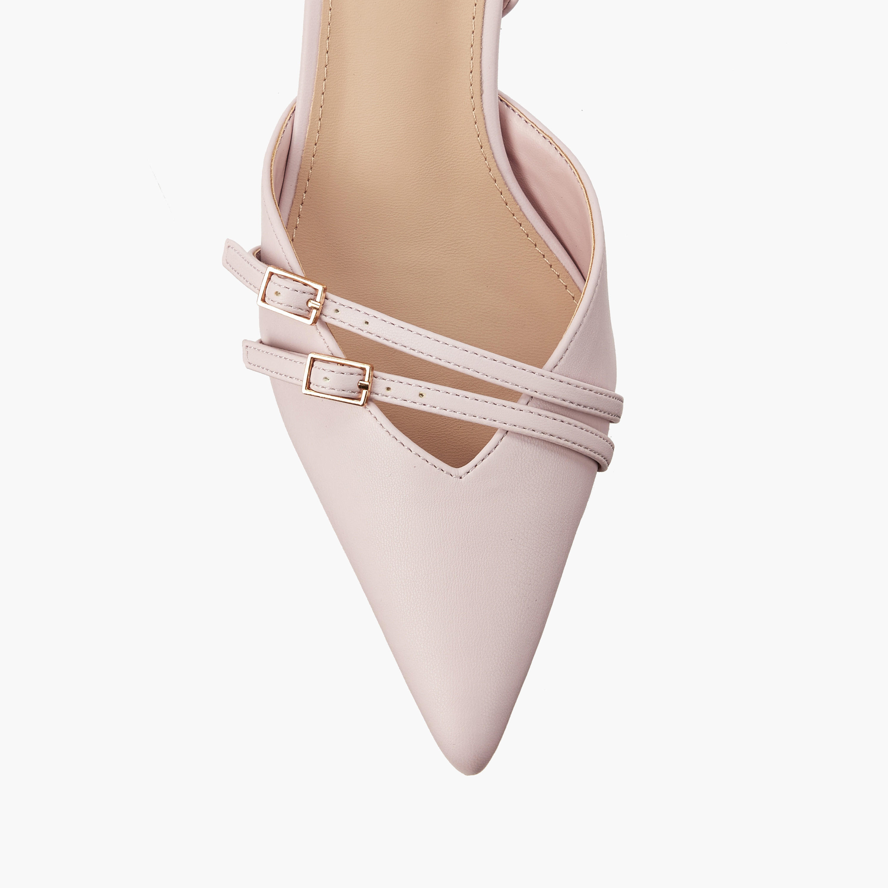 حذاء بحزام خلفي وإبزيم للنساء من فلورا بيلا-women-shoes-heels-image-4