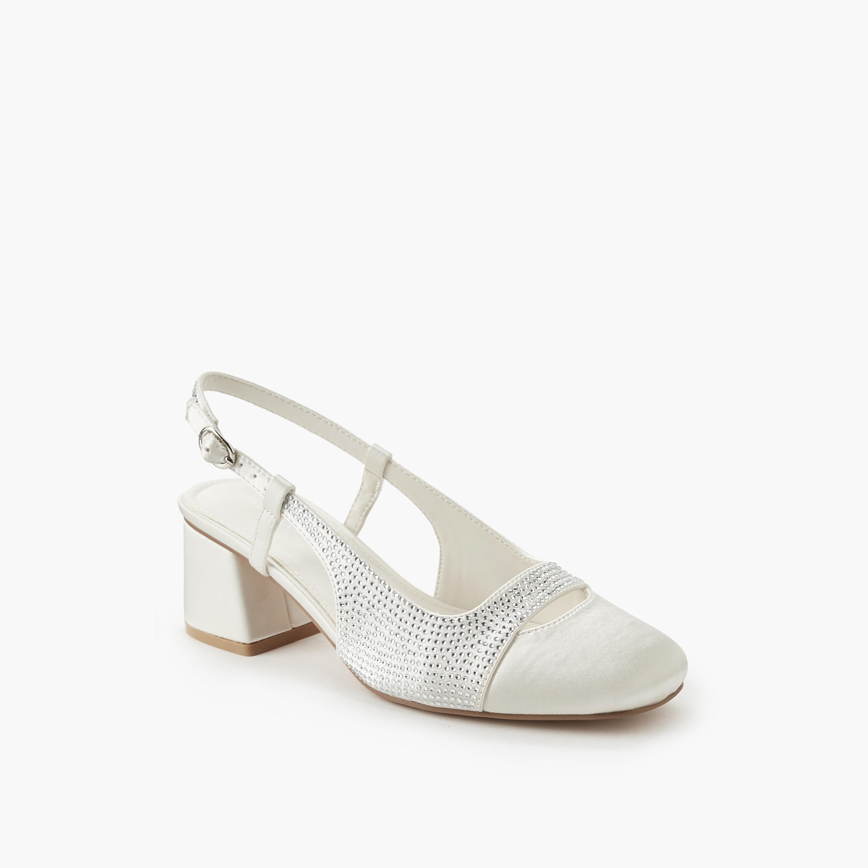 حذاء مزين بكعب سميك للنساء من فلورا بيلا-women-shoes-heels-image-2