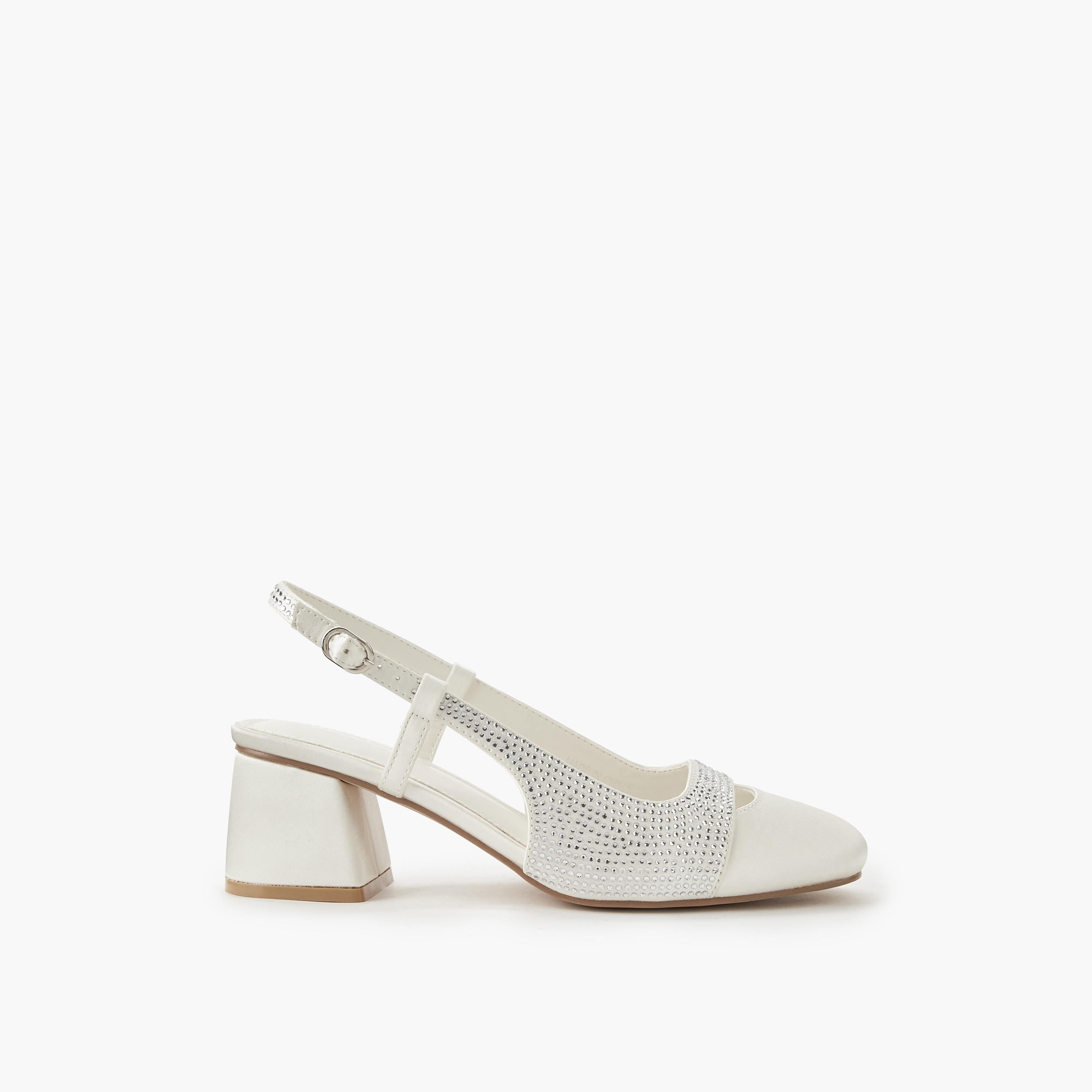 حذاء مزين بكعب سميك للنساء من فلورا بيلا-women-shoes-heels-image-3