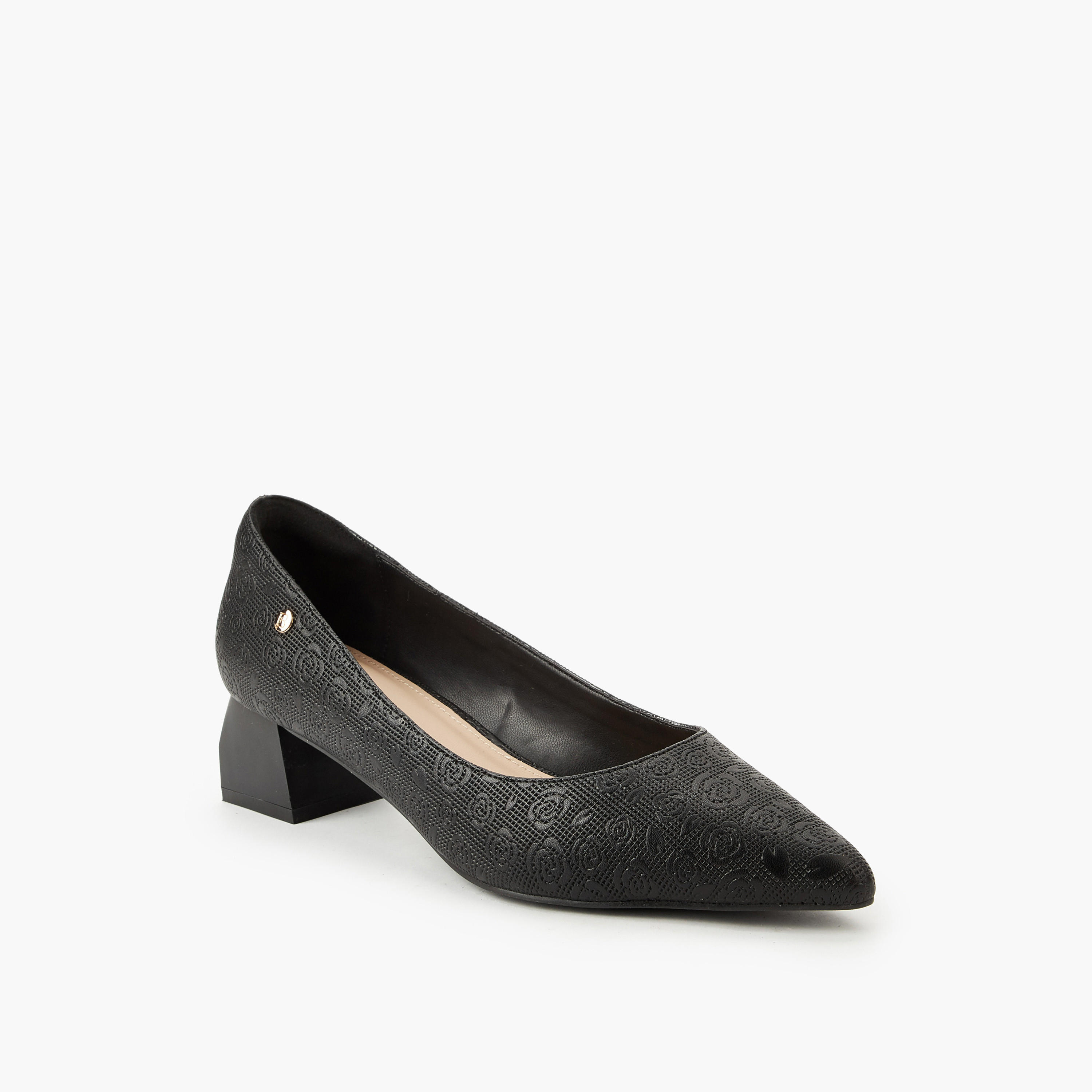 حذاء كلاسيكي بكعب عريض للنساء من فلورا بيلا-women-shoes-heels-image-3