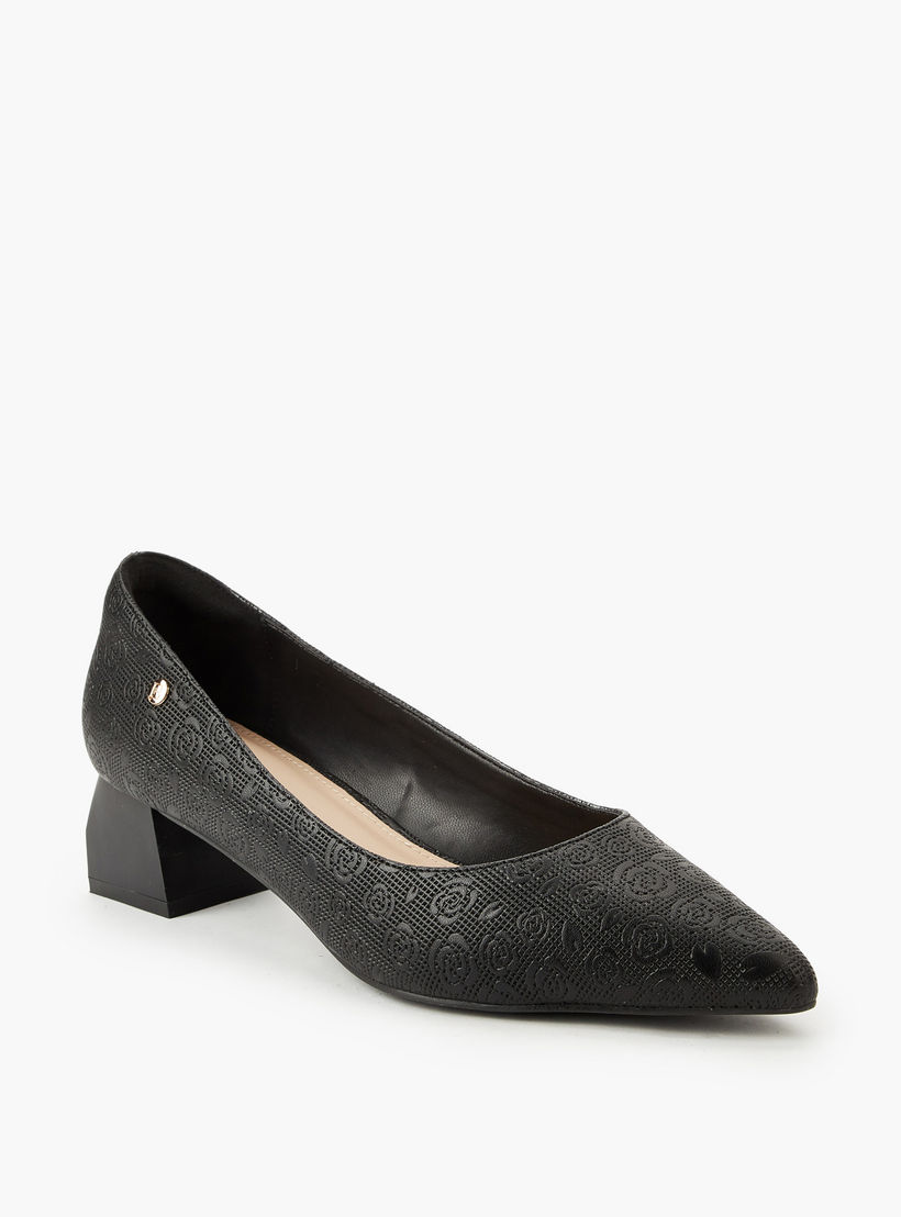 حذاء كلاسيكي بكعب عريض للنساء من فلورا بيلا-women-shoes-heels-image-3