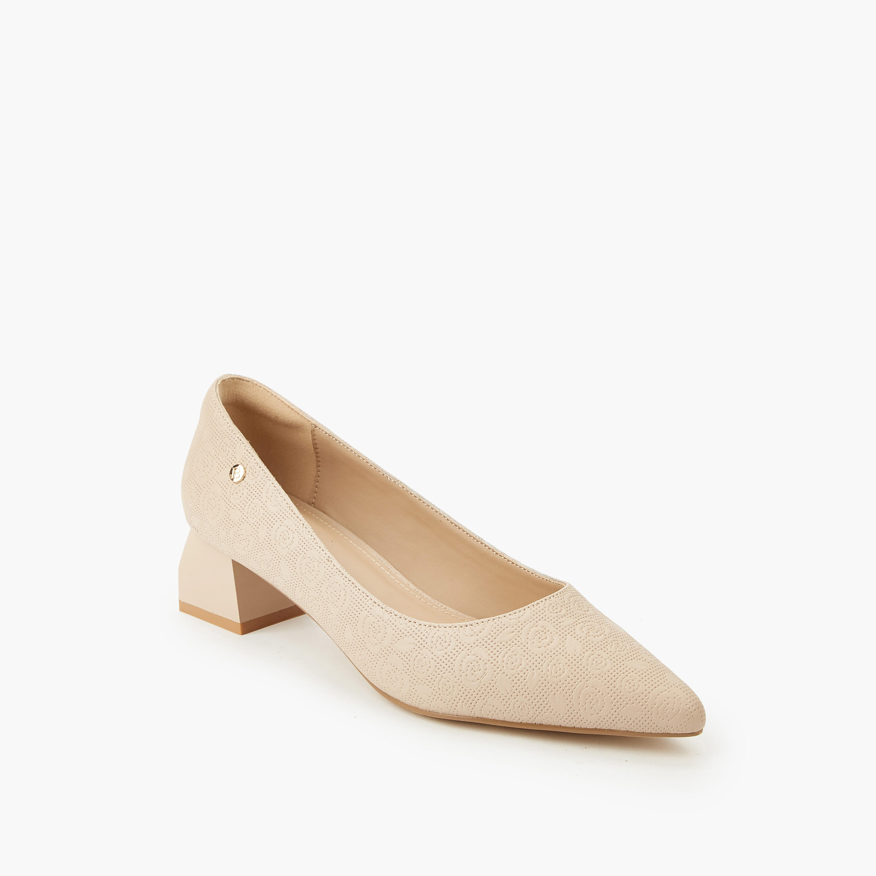 حذاء كلاسيكي بكعب عريض للنساء من فلورا بيلا-women-shoes-heels-image-3