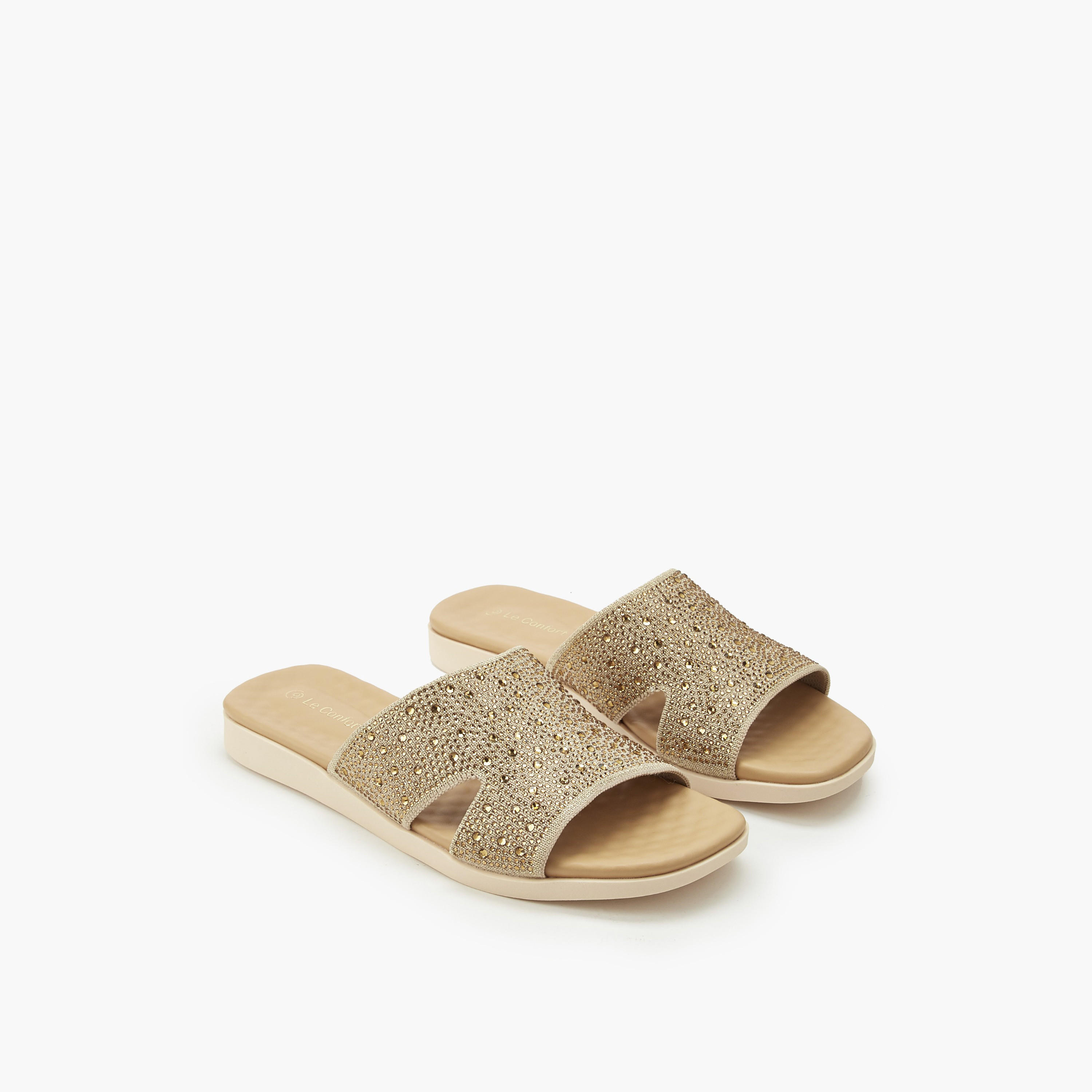 Le Confort Women Embellished Sandals-women-shoes-sandals-flats-image-1