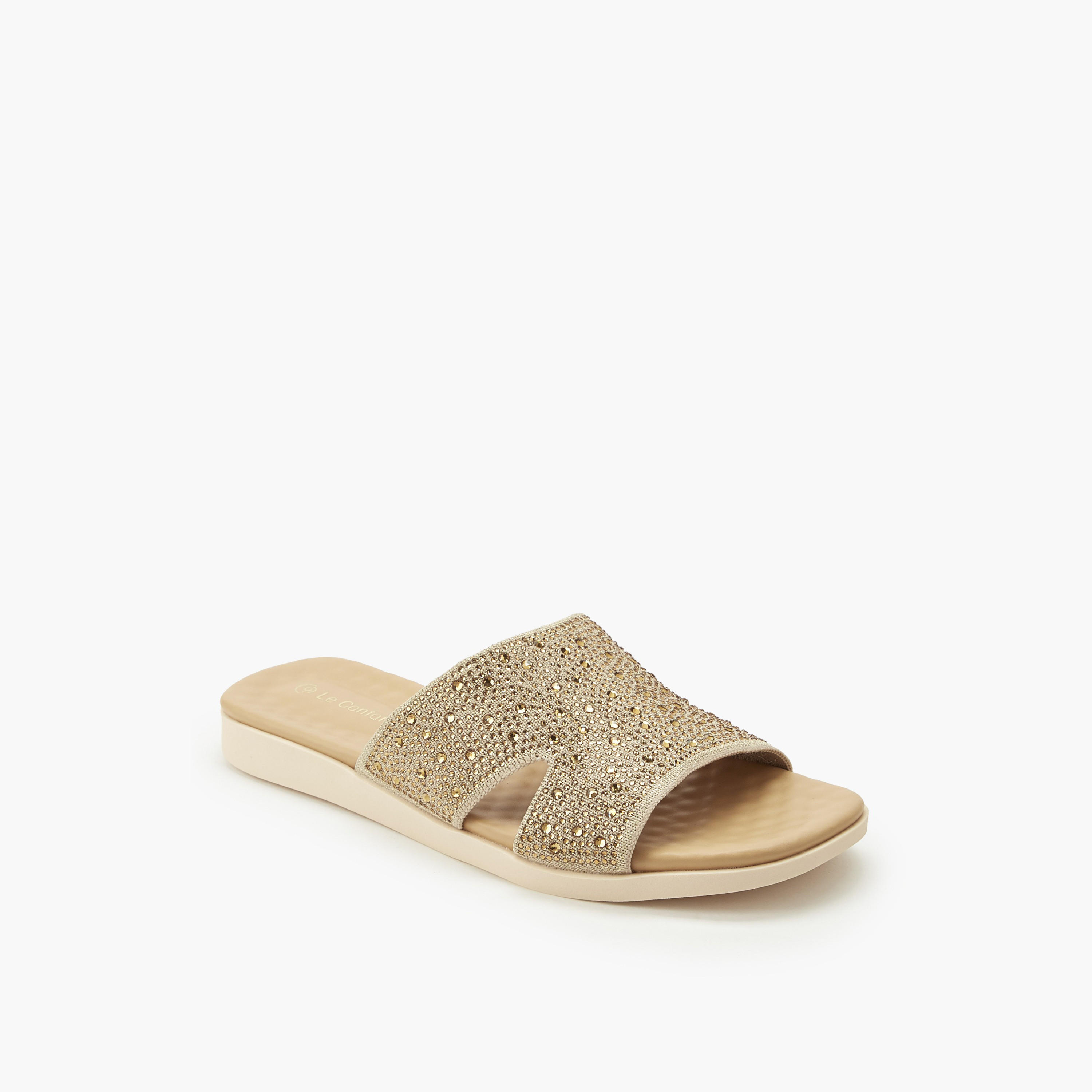 Le Confort Women Embellished Sandals-women-shoes-sandals-flats-image-2
