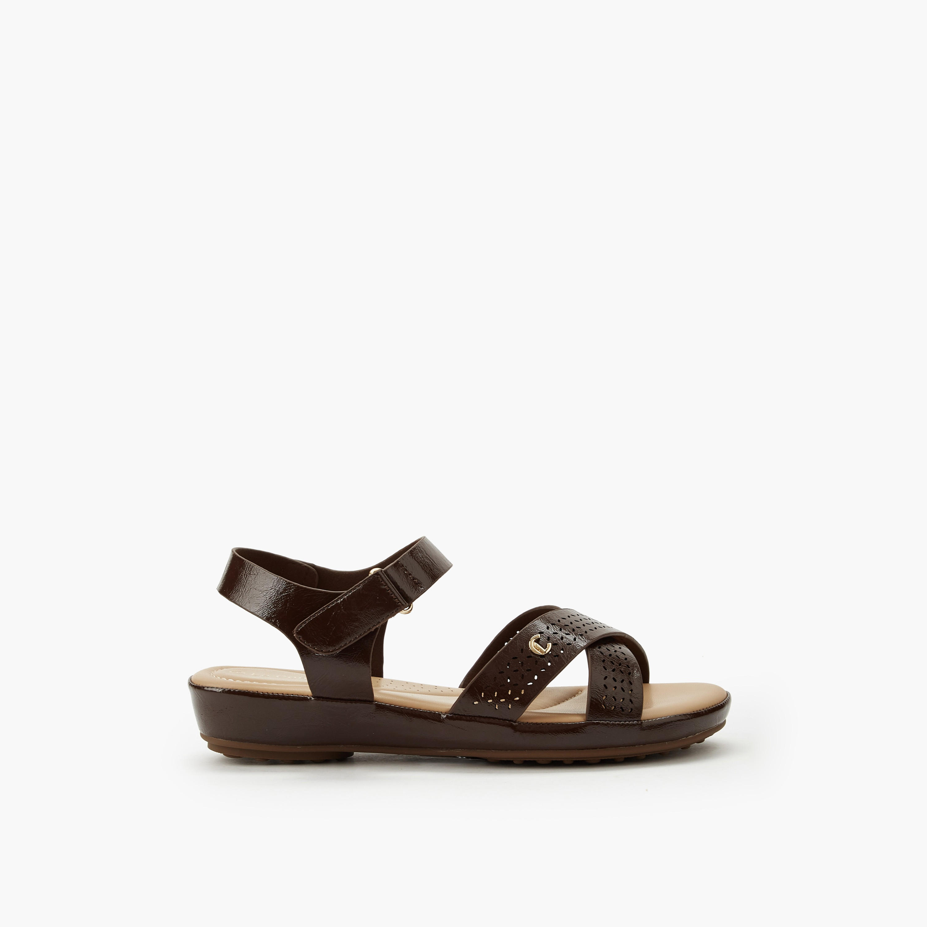 Le Confort Women Hook & Loop Sandals-women-shoes-sandals-flats-image-3