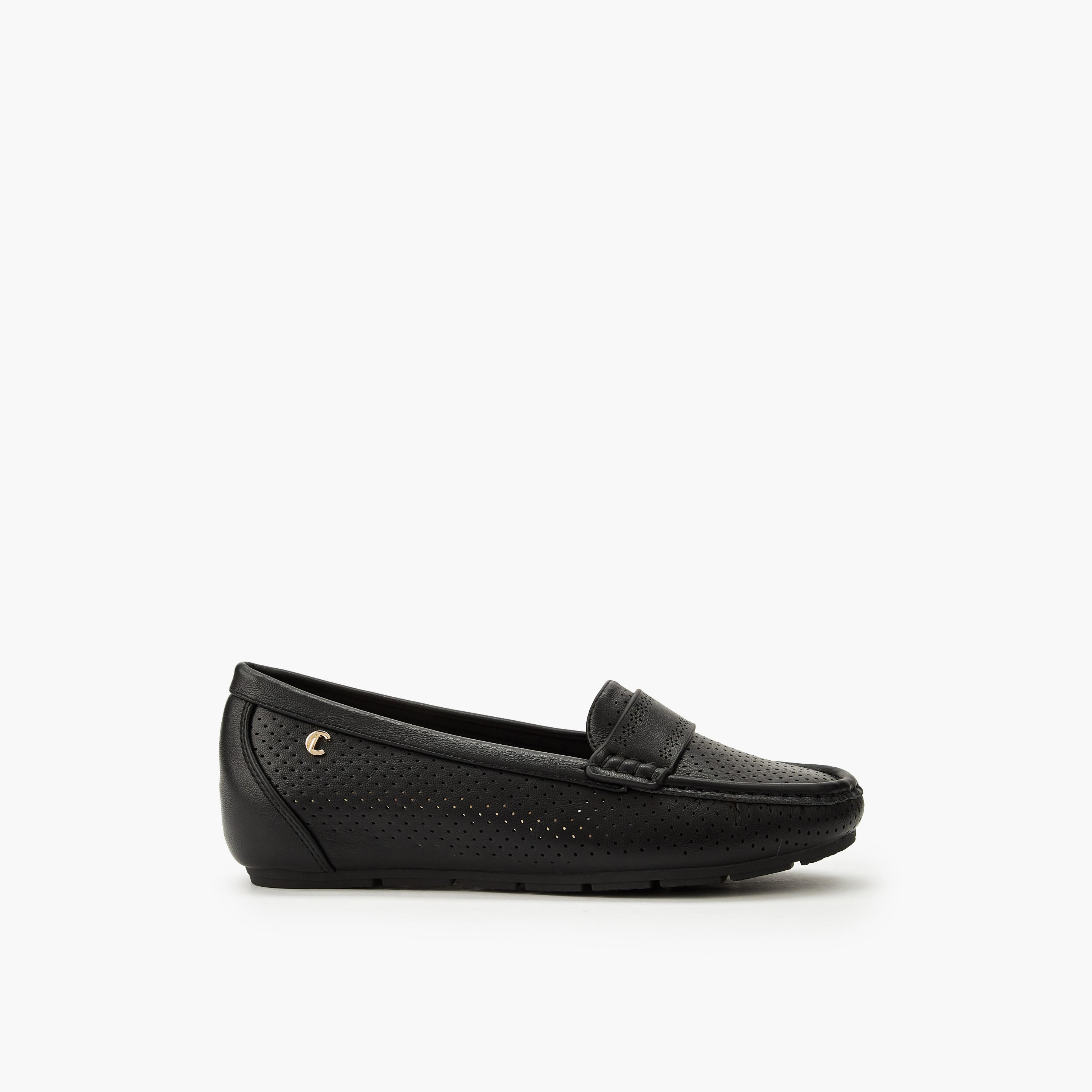 حذاء سهل الارتداء مريح ومثقب للنساء من لو كونفورت-women-shoes-loafersandmoccasins-image-3