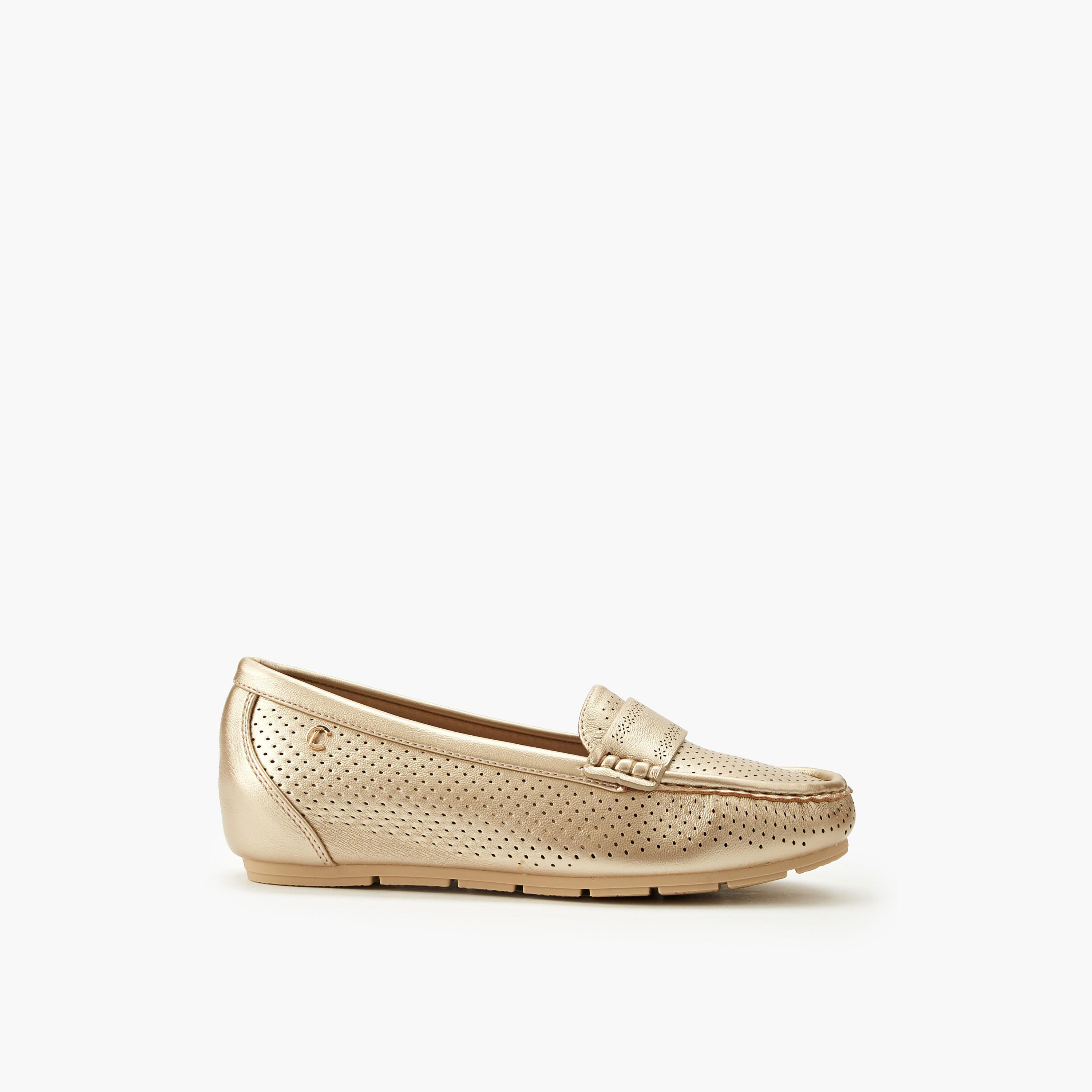 Le Confort Women Perforated Comfort Loafers-women-shoes-loafersandmoccasins-image-3