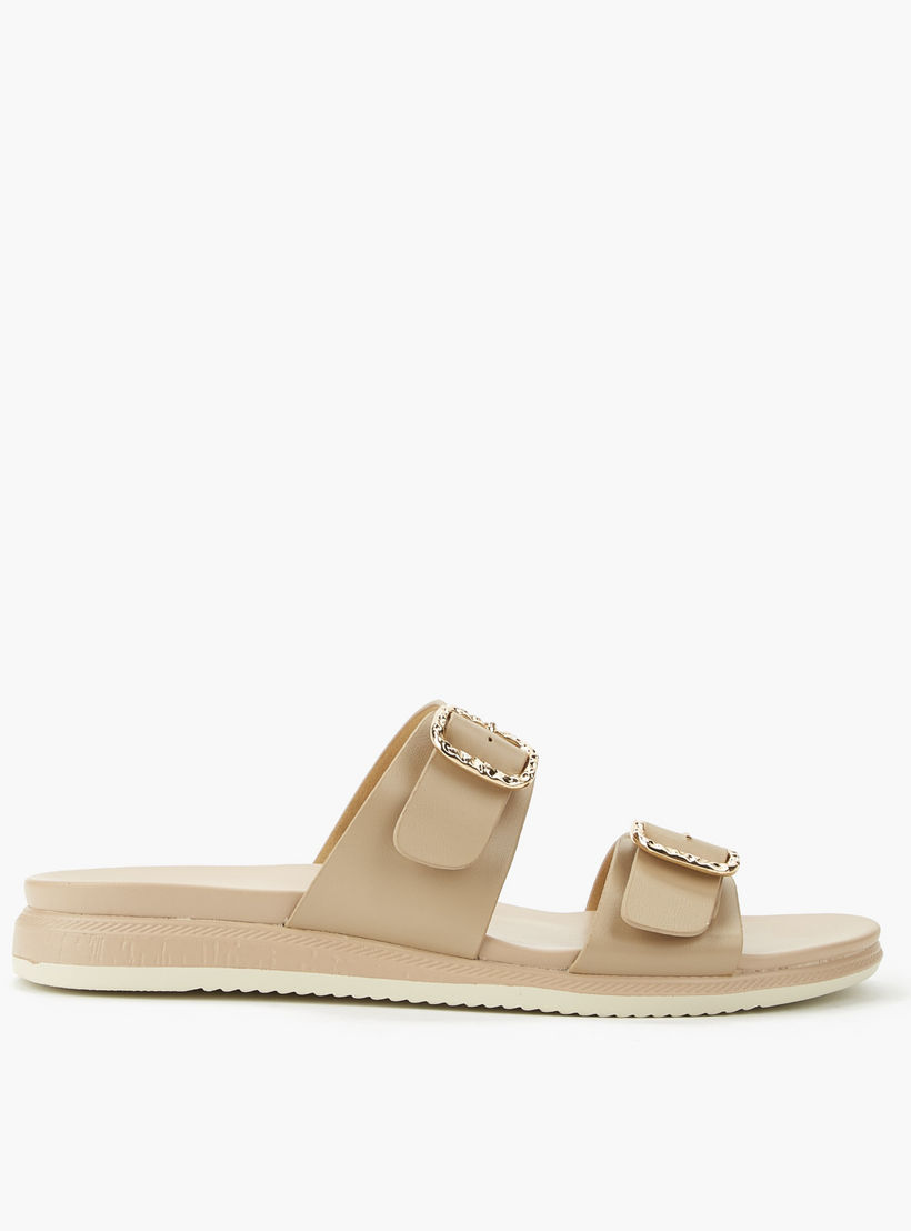 Le Confort Women Metallic Accent Sandals-women-shoes-flats-sandals-image-3