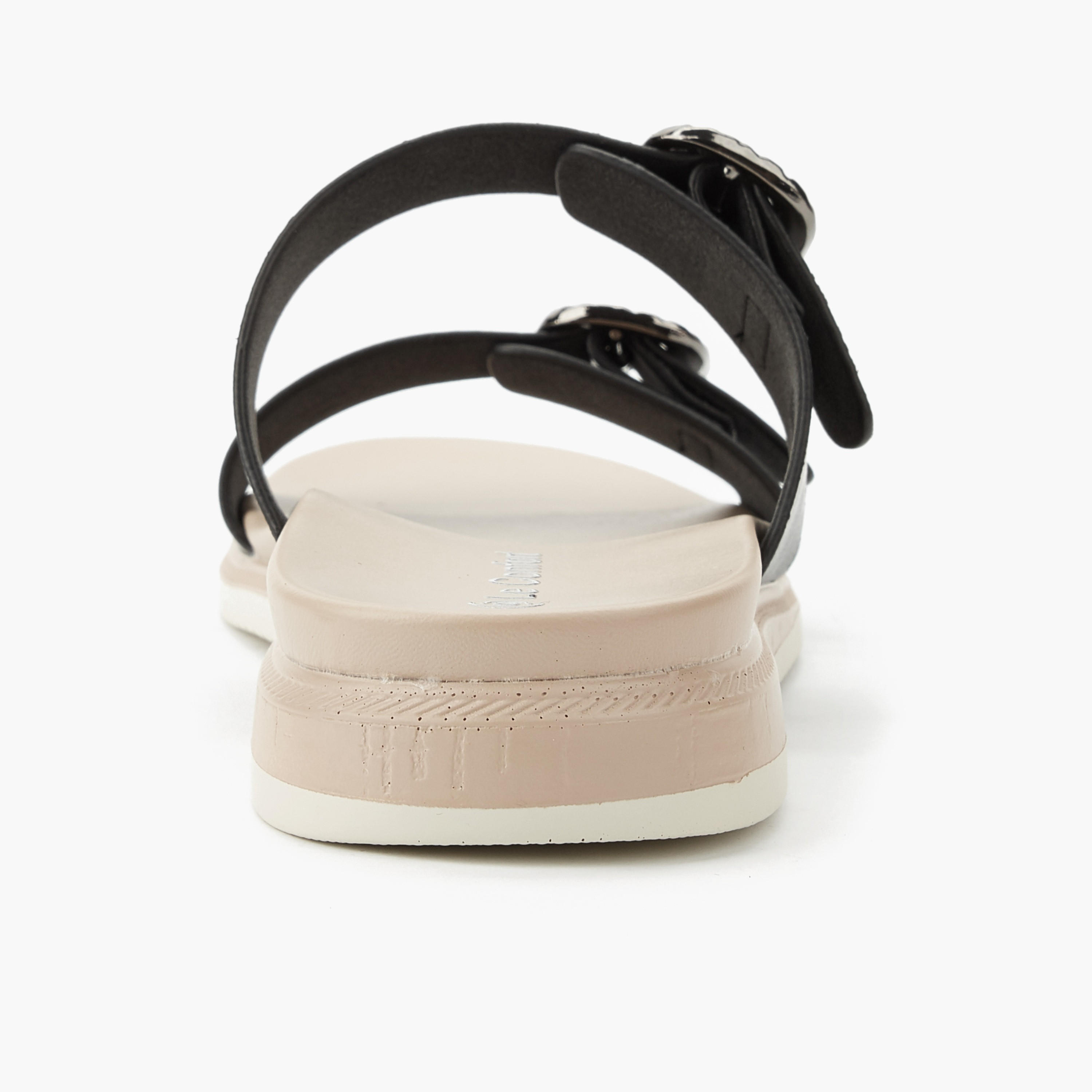Le Confort Women Metallic Accent Sandals-women-shoes-flats-sandals-image-5