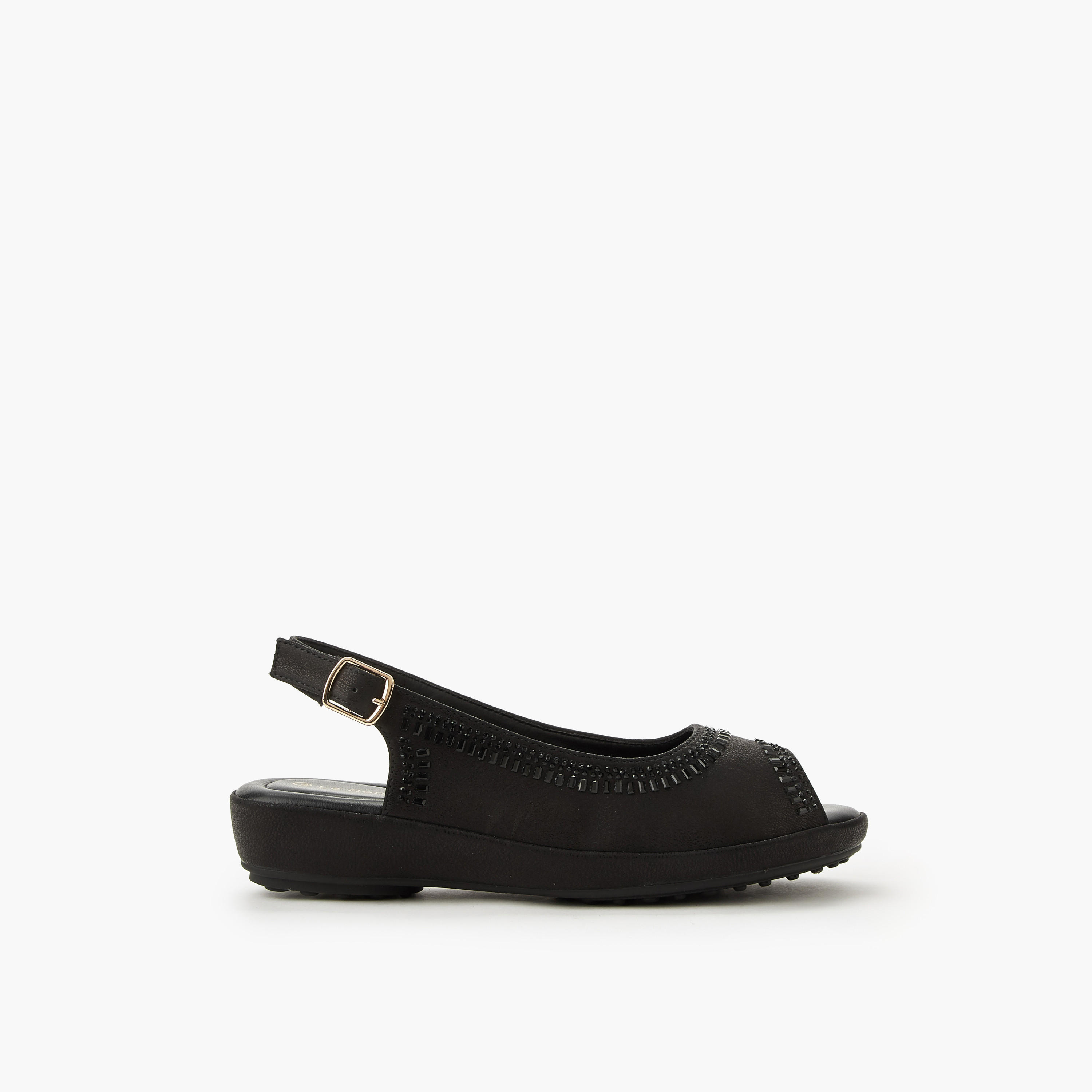 صندل مزين بمقدمة مفتوحة للنساء من لو كونفورت-women-shoes-flats-sandals-image-3