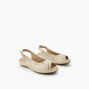 Le Confort Women Embellished Peep Toe Sandals-women-shoes-sandals-image-1