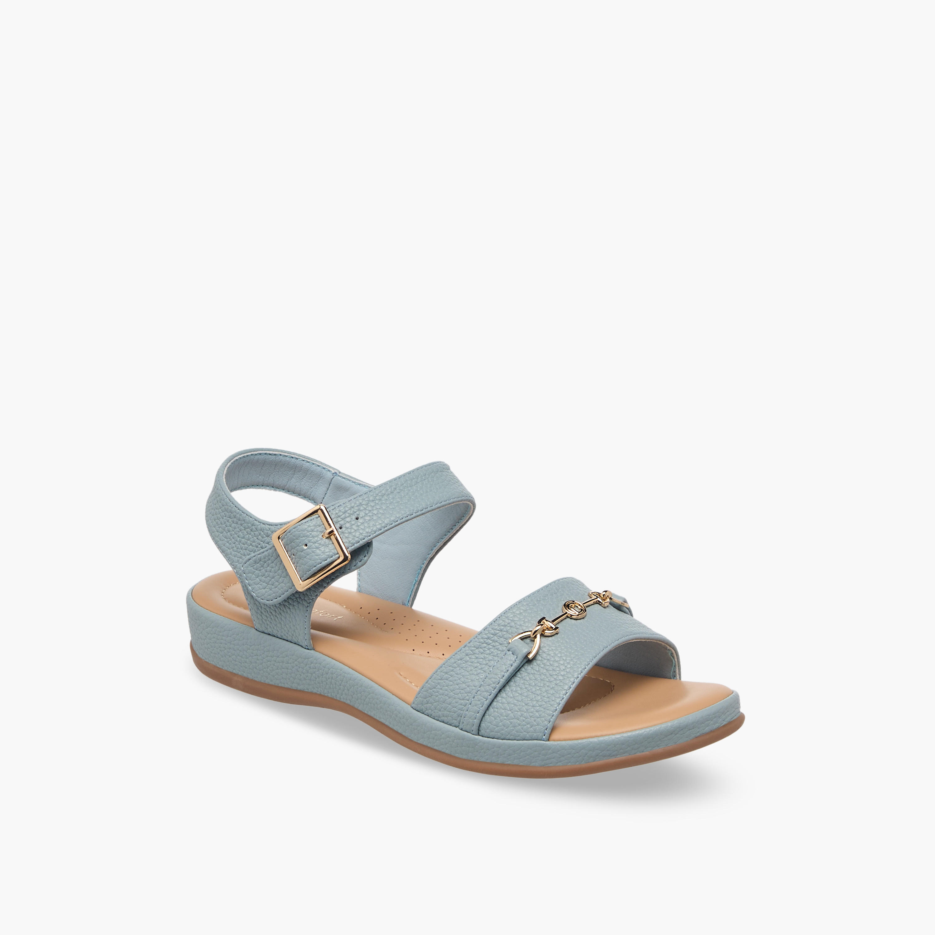 صندل بإبزيم إغلاق للنساء من لو كونفورت-women-shoes-flats-sandals-image-2