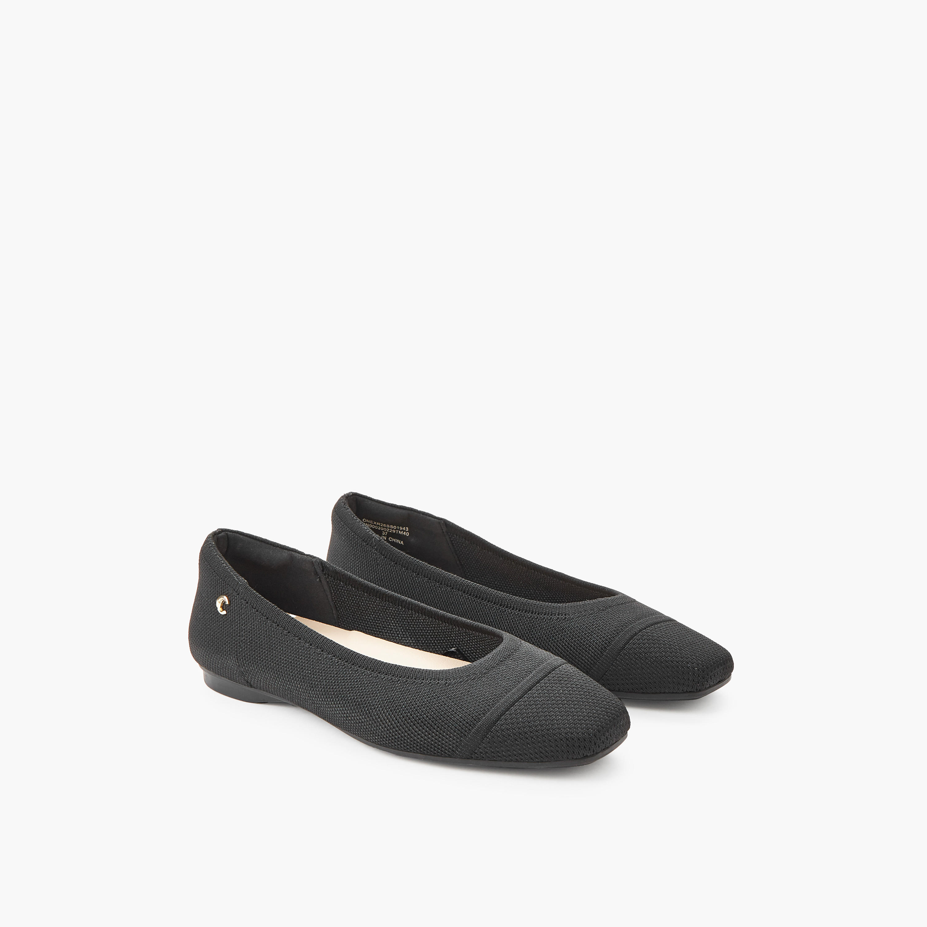 Le Confort Women Textured Ballerina Shoes-women-shoes-flats-ballerinas-image-1