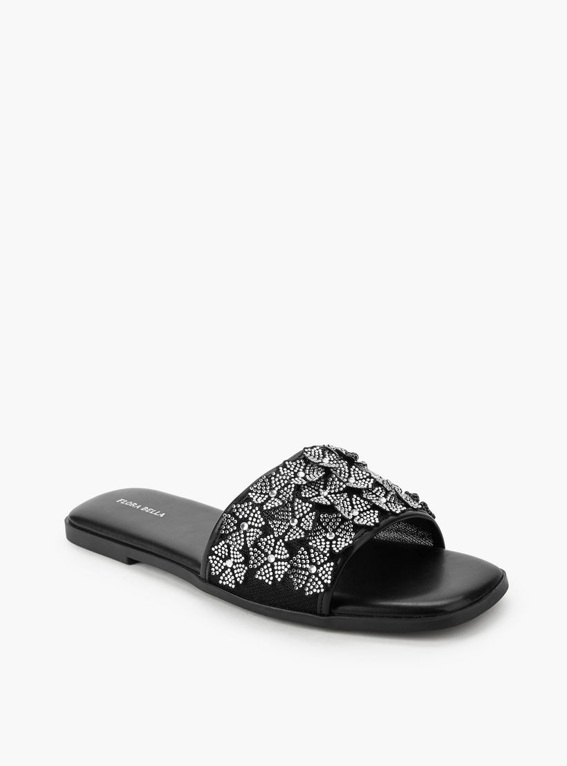 صندل مزين سهل الارتداء للنساء من فلورا بيلا-women-shoes-flats-sandals-image-2
