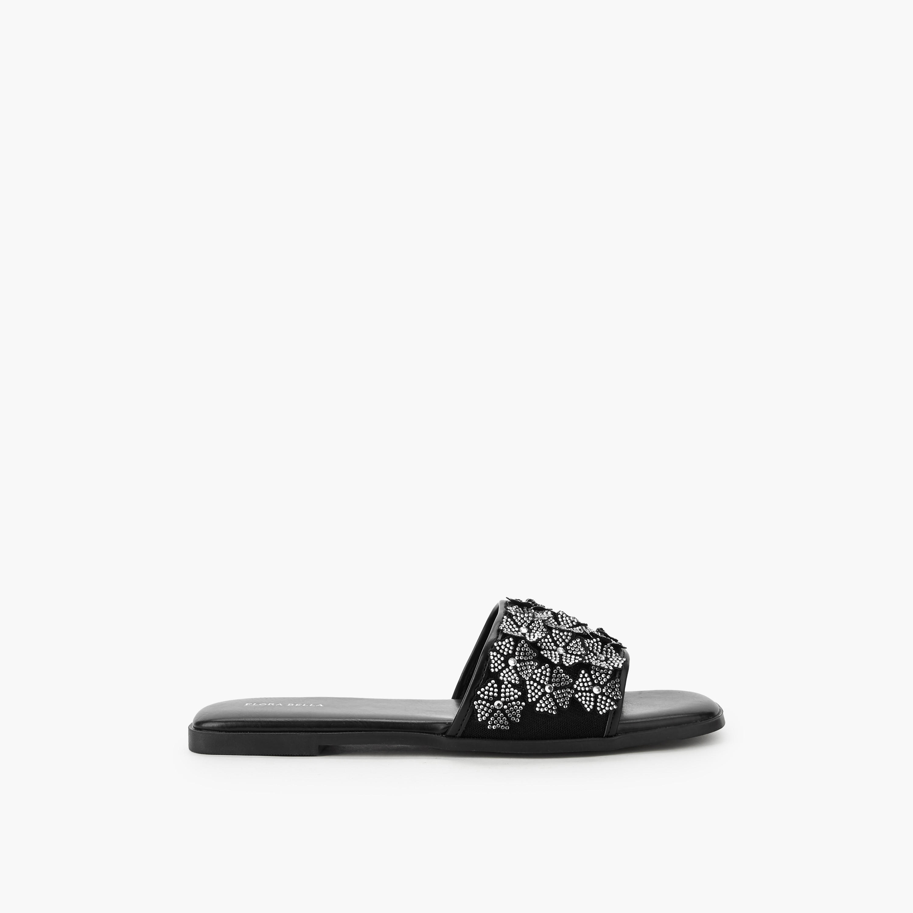 صندل مزين سهل الارتداء للنساء من فلورا بيلا-women-shoes-flats-sandals-image-3