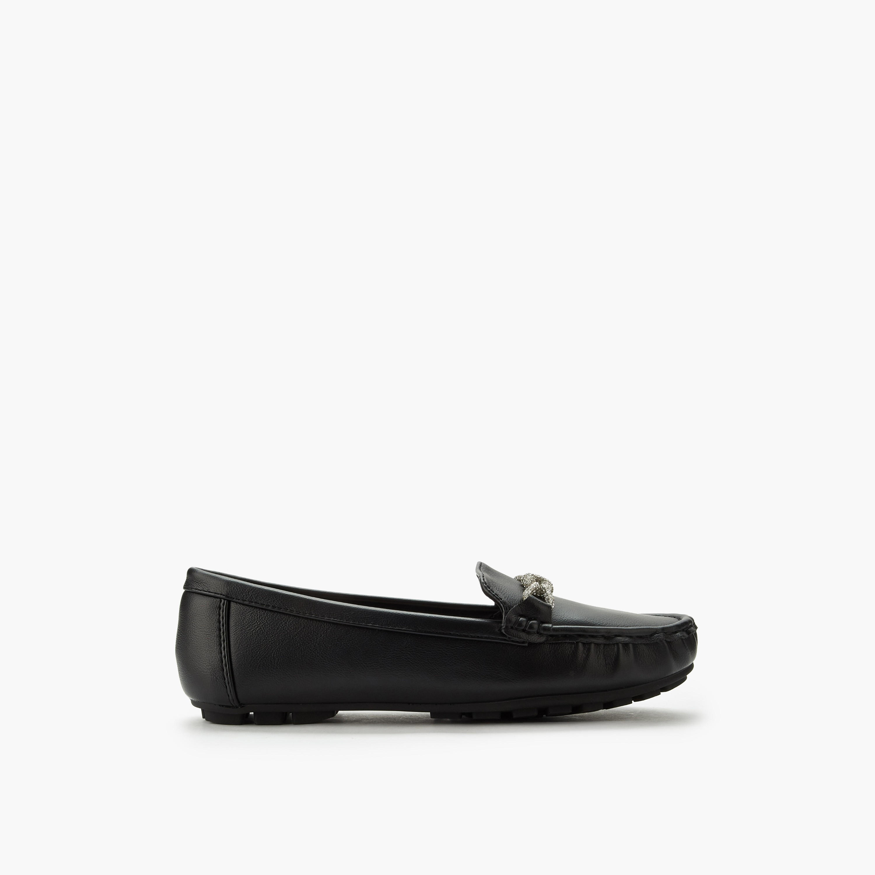 حذاء خفيف مزين بتفاصيل للنساء من لو كونفورت-women-shoes-flats-moccasins-image-3
