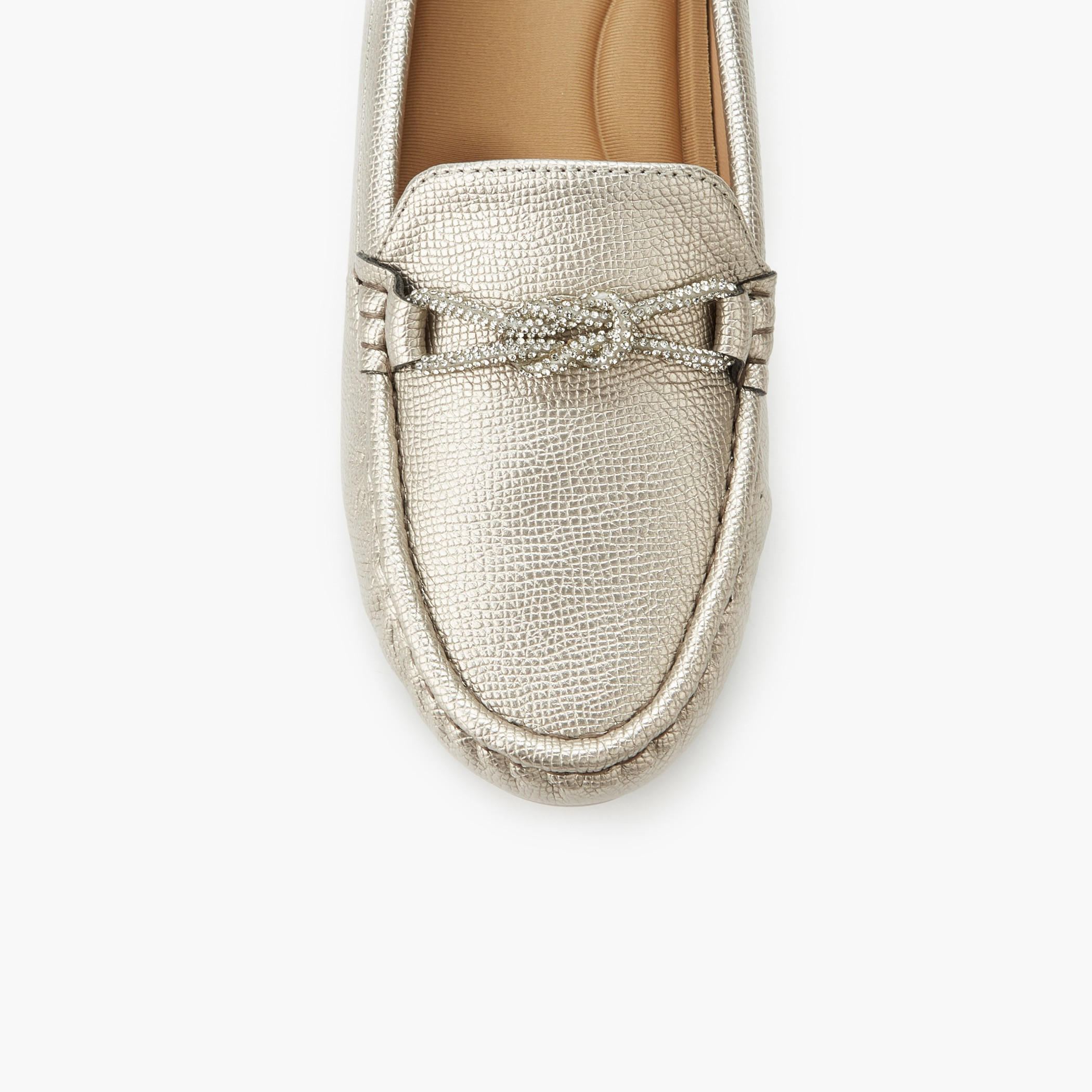 حذاء خفيف مزين بتفاصيل للنساء من لو كونفورت-women-shoes-flats-moccasins-image-4