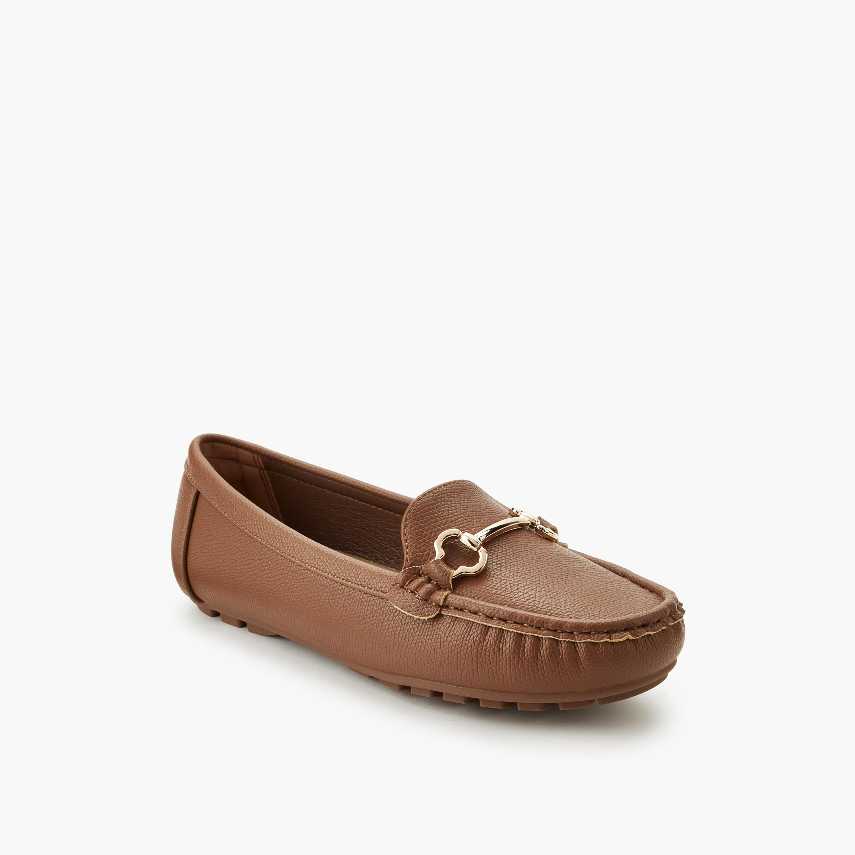 Le Confort Women Metallic Detail Moccasins-women-shoes-flats-moccasins-image-2