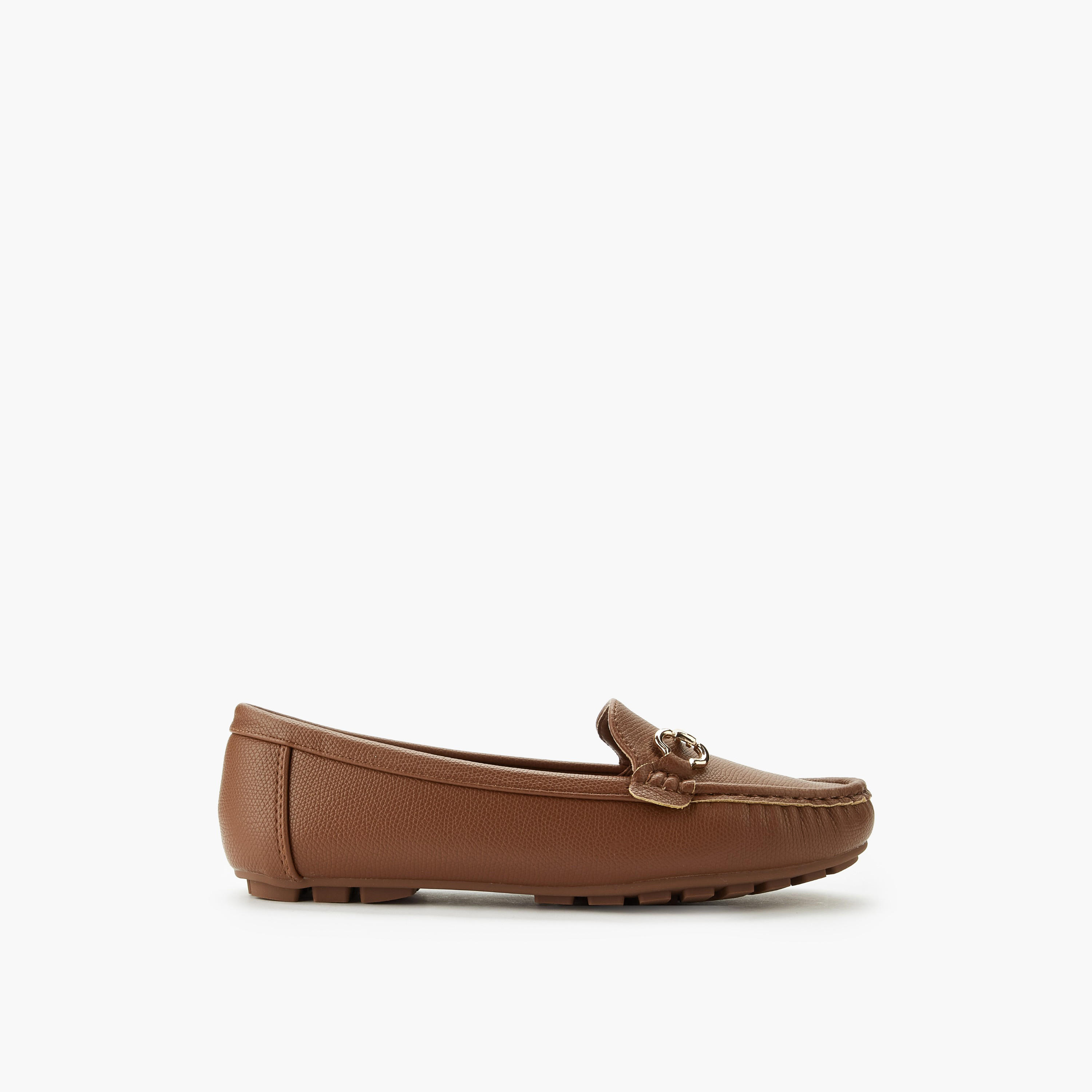 Le Confort Women Metallic Detail Moccasins-women-shoes-flats-moccasins-image-3