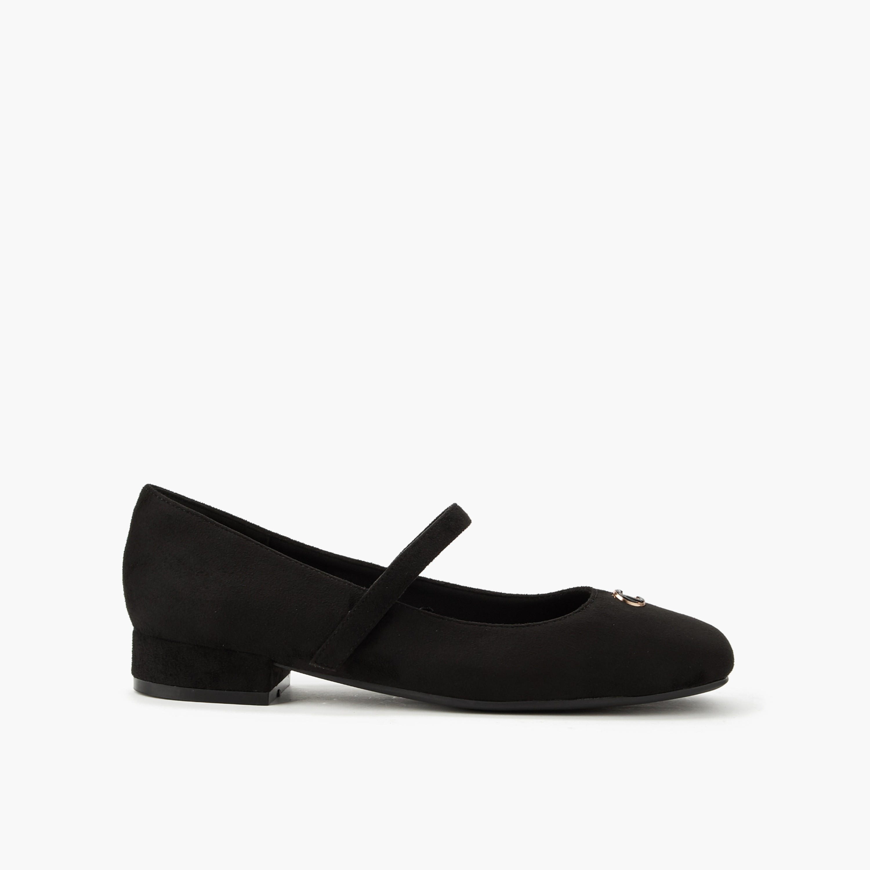 Le Confort Women Textured Square Toe Mary Jane Shoes-women-shoes-ballerinas-image-3