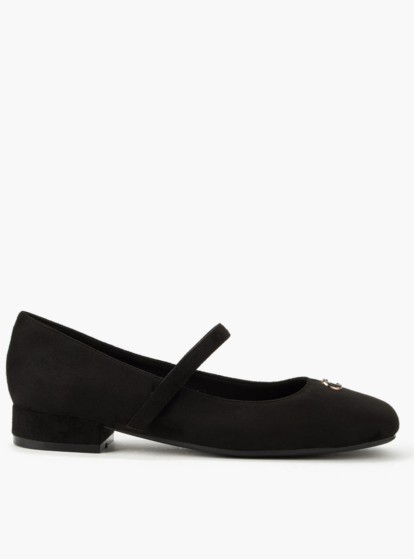 Le Confort Women Textured Square Toe Mary Jane Shoes-women-shoes-ballerinas-image-3