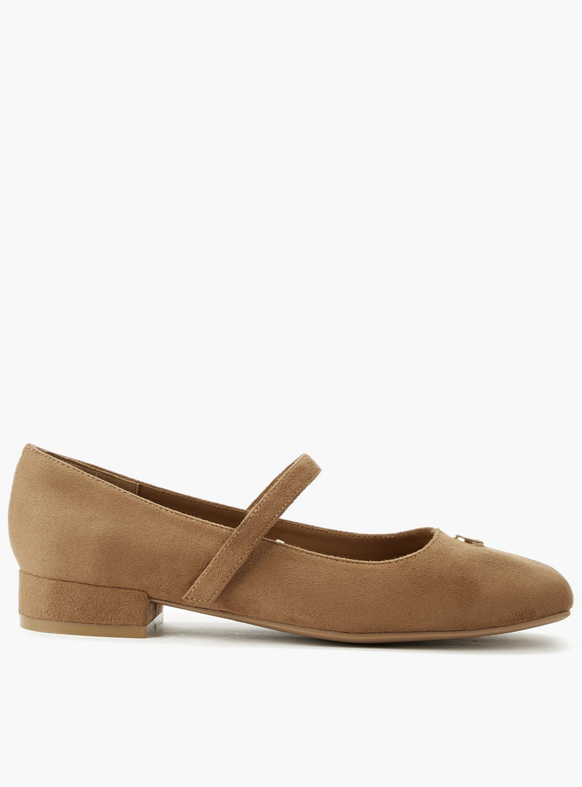 Le Confort Women Textured Square Toe Mary Jane Shoes-women-shoes-ballerinas-image-3