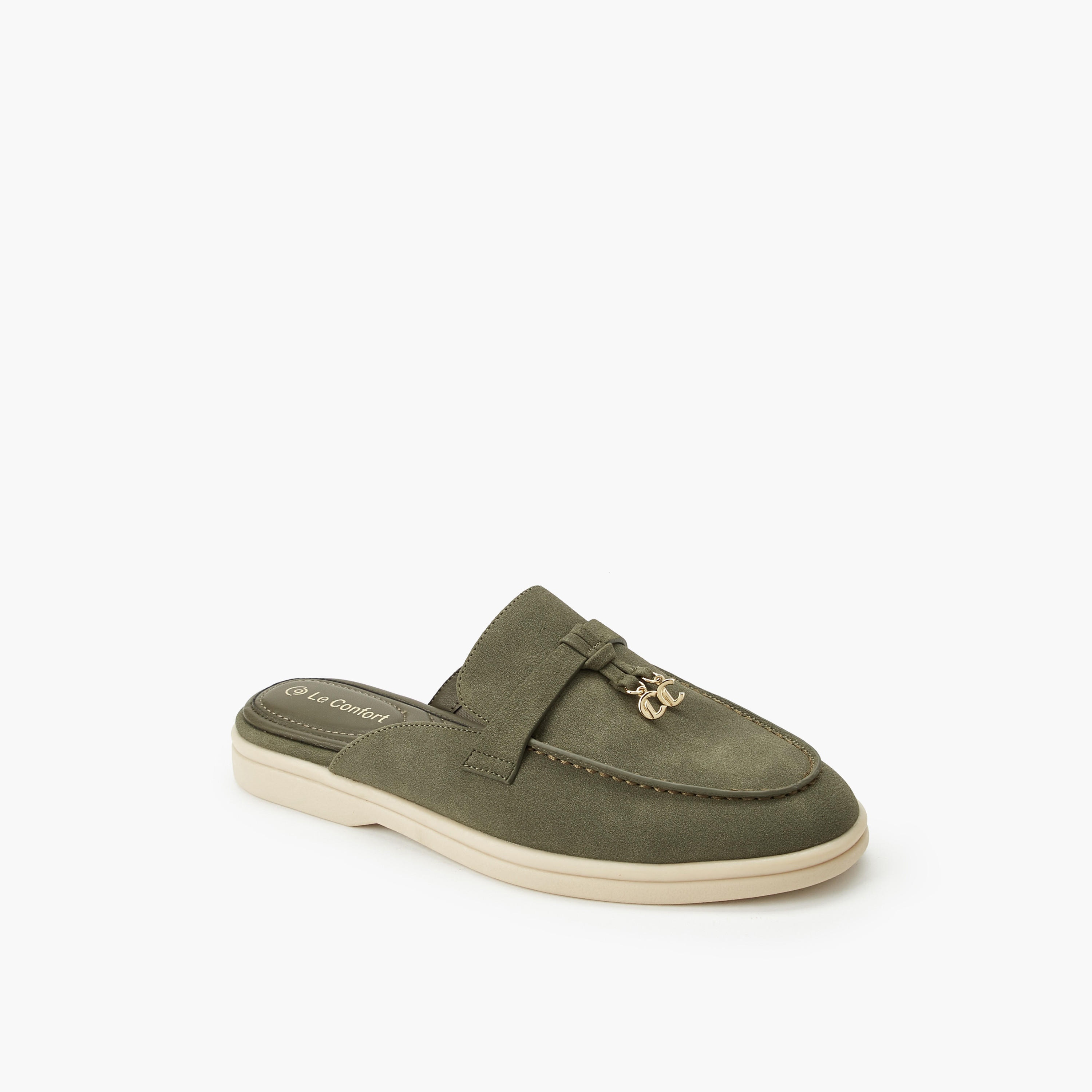 حذاء ميول بزينة معدنية للنساء من لو كونفورت-women-shoes-flats-mules-image-2