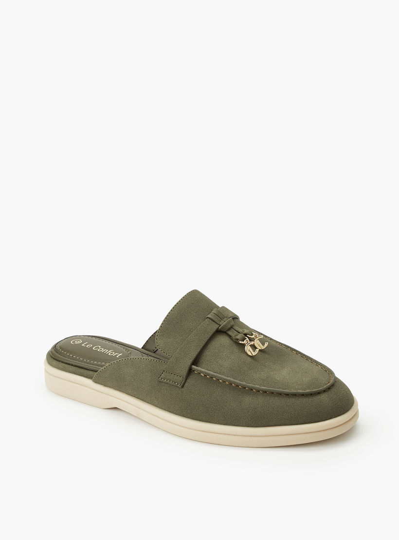 حذاء ميول بزينة معدنية للنساء من لو كونفورت-women-shoes-flats-mules-image-2