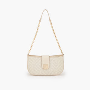 شنطة كتف بزر إغلاق مغناطيسي وطبعات مونوجرام من فلورا بيلا-women-bagsandwallets-handbags-image-1
