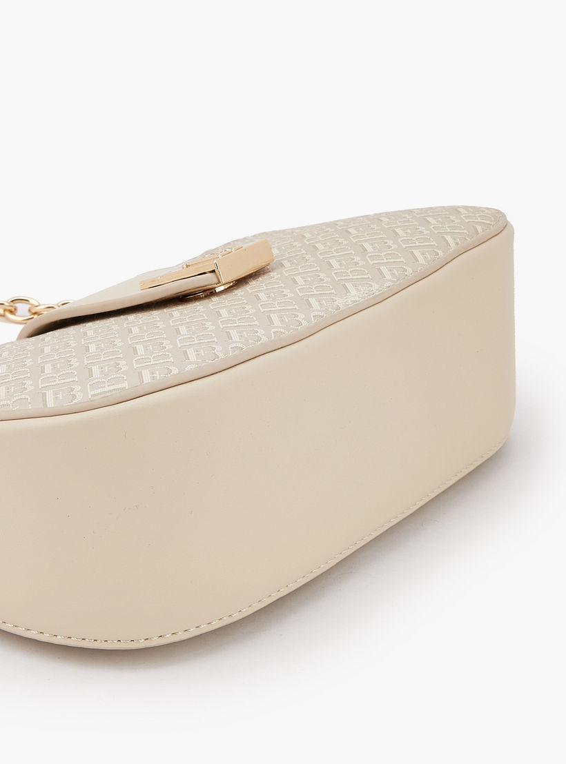 Flora Bella Monogram Print Shoulder Bag with Magnetic Snap Closure-women-bagsandwallets-handbags-image-6