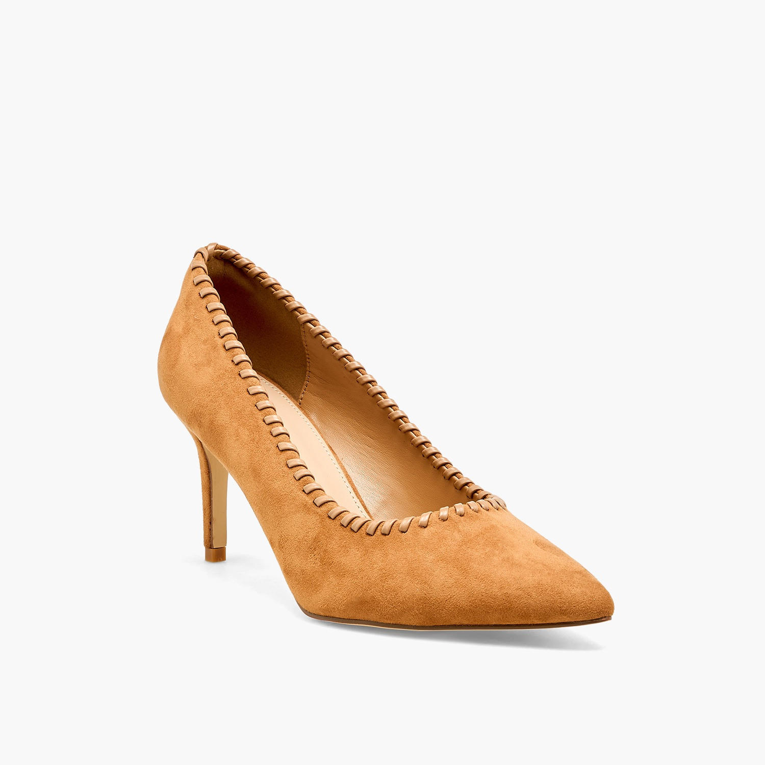 Flora Bella Women Whipstitch Trim Pointed Toe Pumps-women-shoes-sandals-heeled-image-2