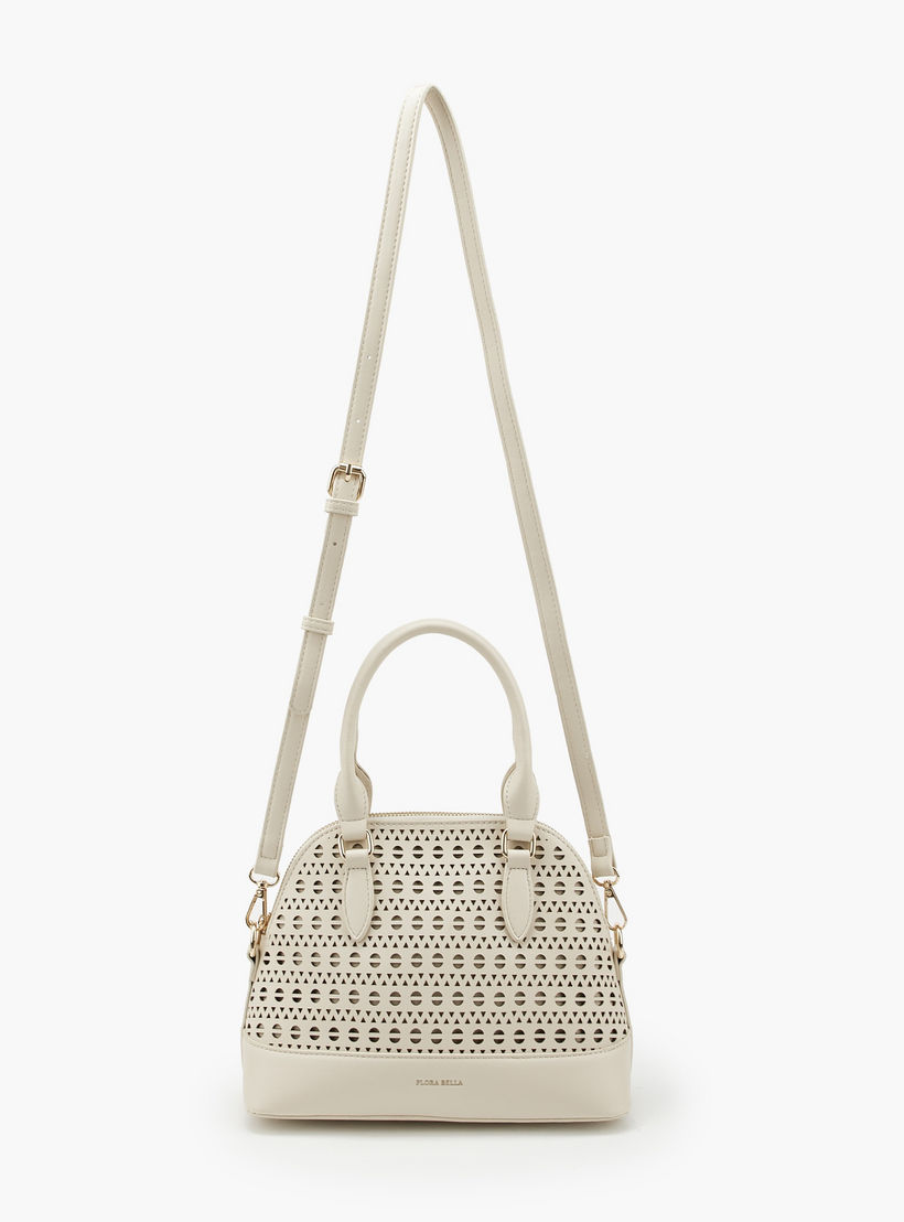 Flora Bella Laser Cut Satchel Bag with Detachable Strap-women-bagsandwallets-handbags-image-6