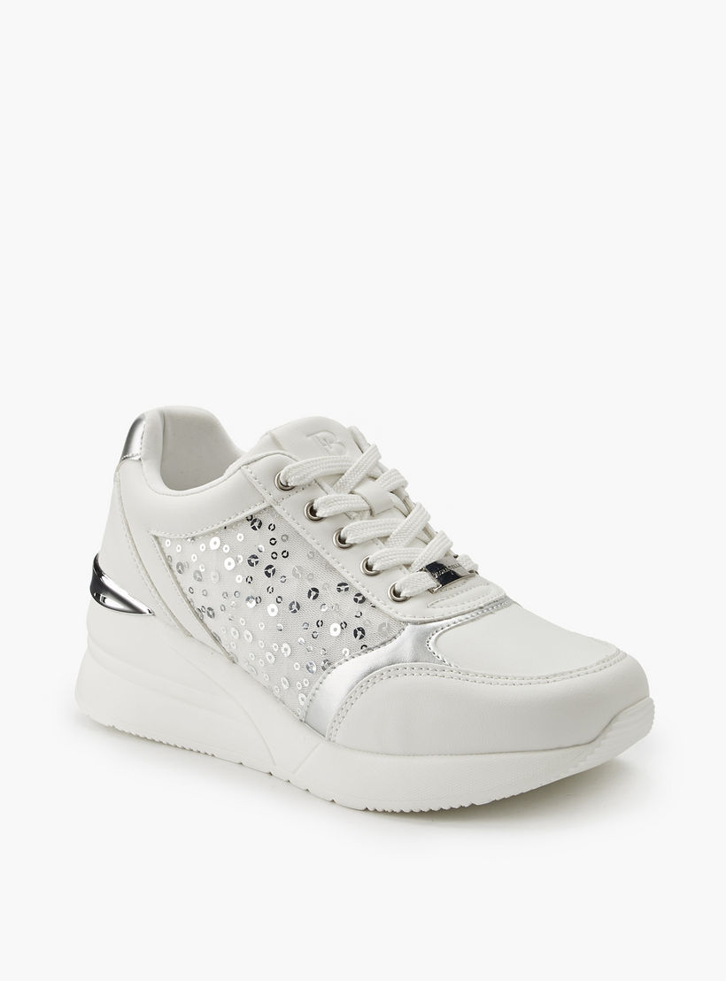 حذاء سنيكرز بطول الكاحل ورباط إغلاق للنساء من فلورا بيلا-women-shoes-sneakers-image-3
