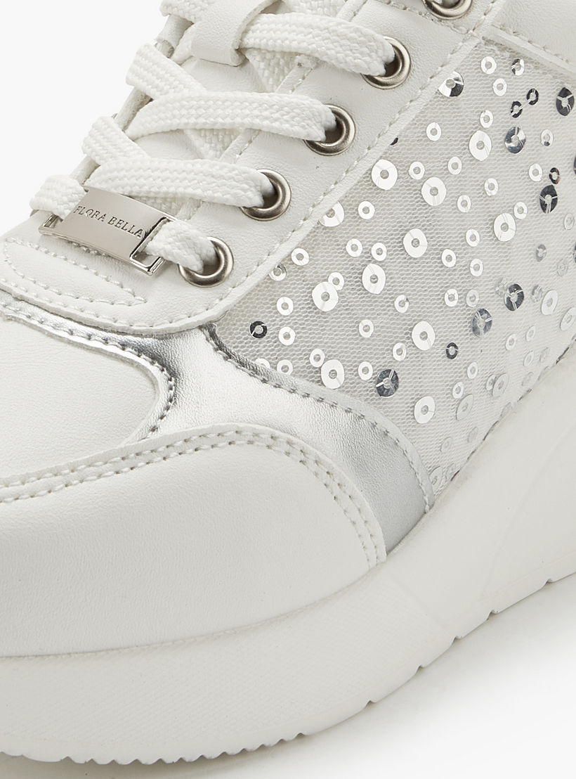 حذاء سنيكرز بطول الكاحل ورباط إغلاق للنساء من فلورا بيلا-women-shoes-sneakers-image-4